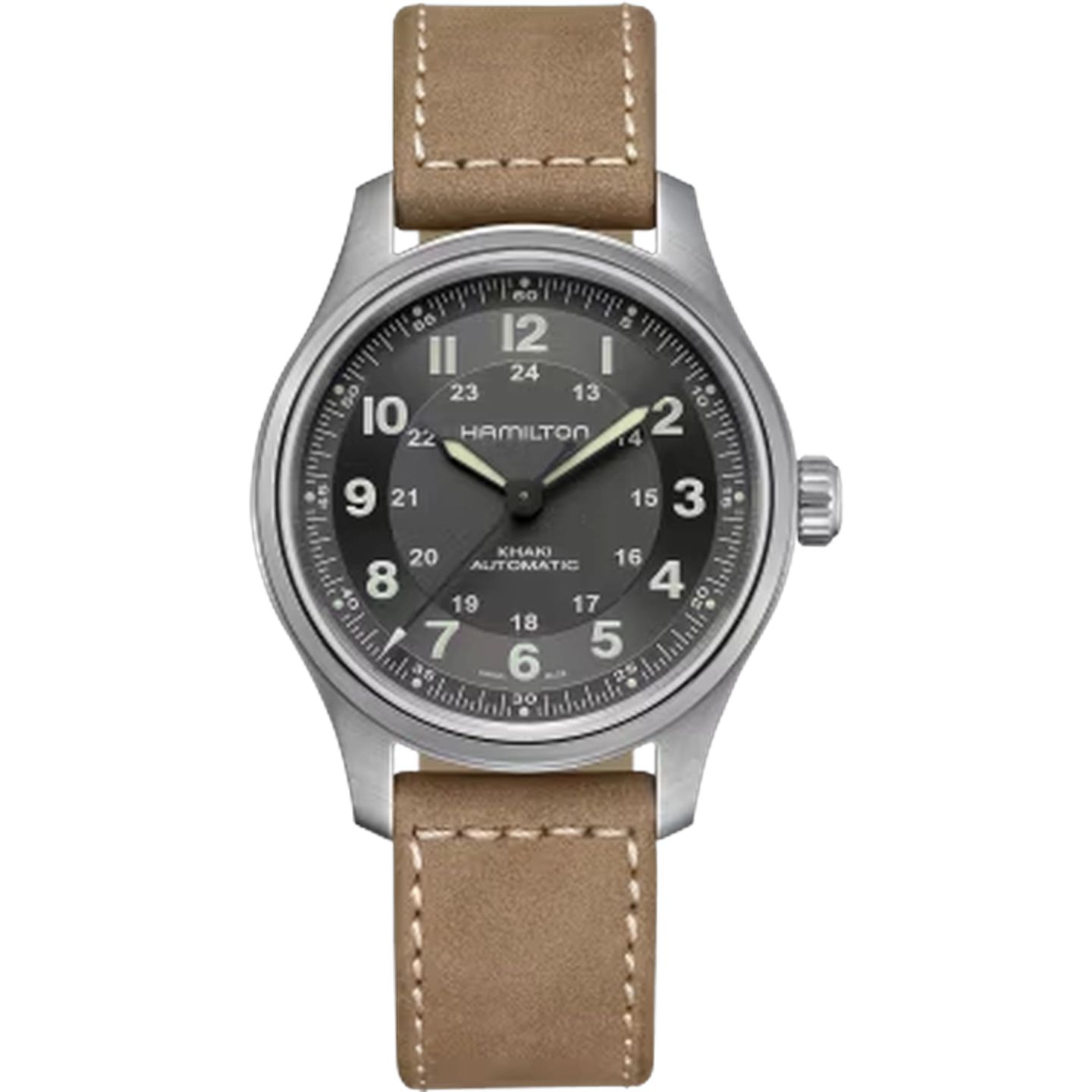 Hamilton Khaki Field Titanium H70545550 (2025) - Grey dial 42 mm Titanium case (1/1)