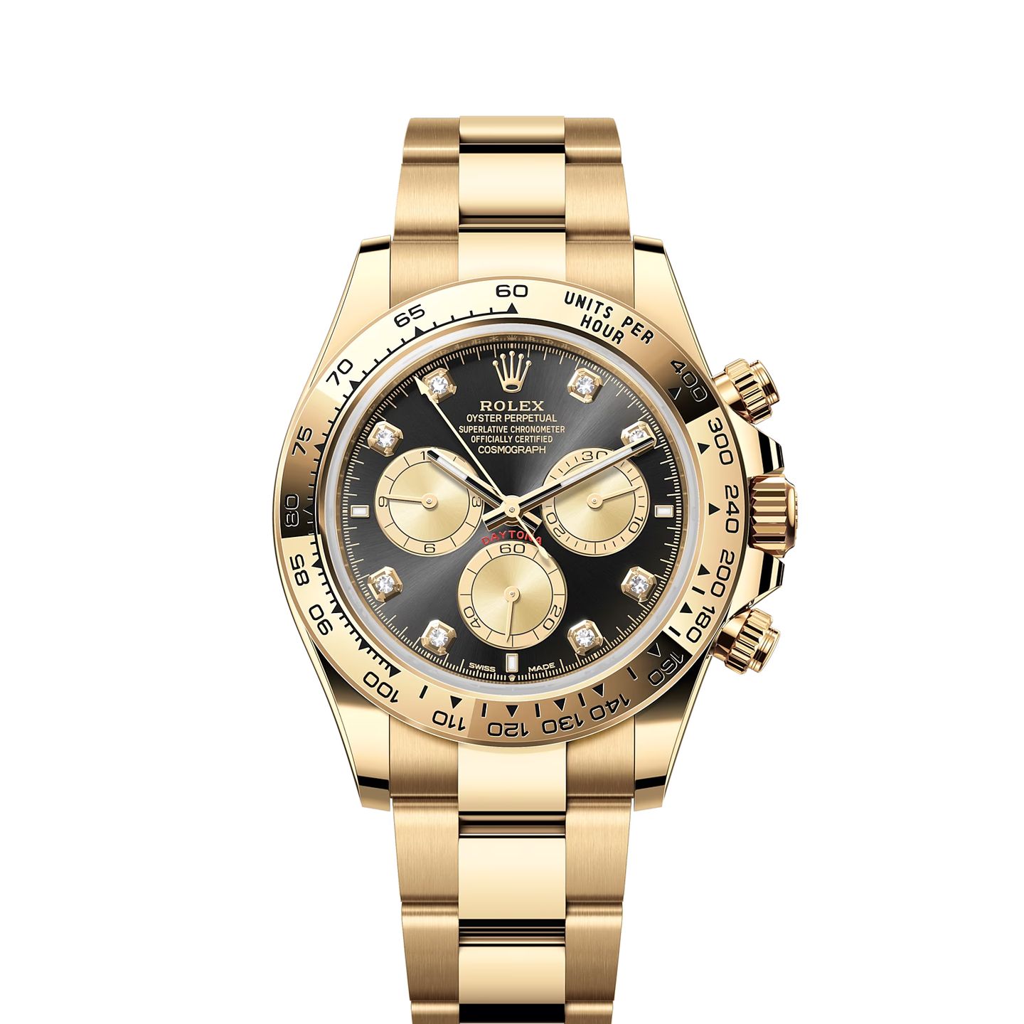 Rolex Daytona 126508 (2024) - Zwart wijzerplaat 40mm Geelgoud (1/8)