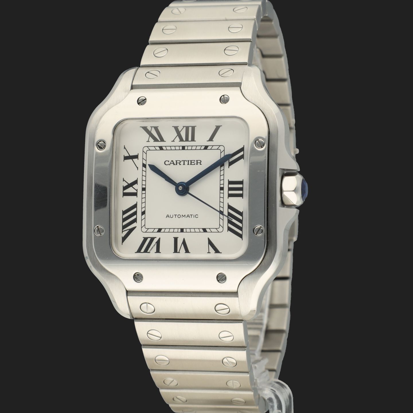 Cartier Santos WSSA0029 (2022) - Silver dial 35 mm Steel case (1/7)