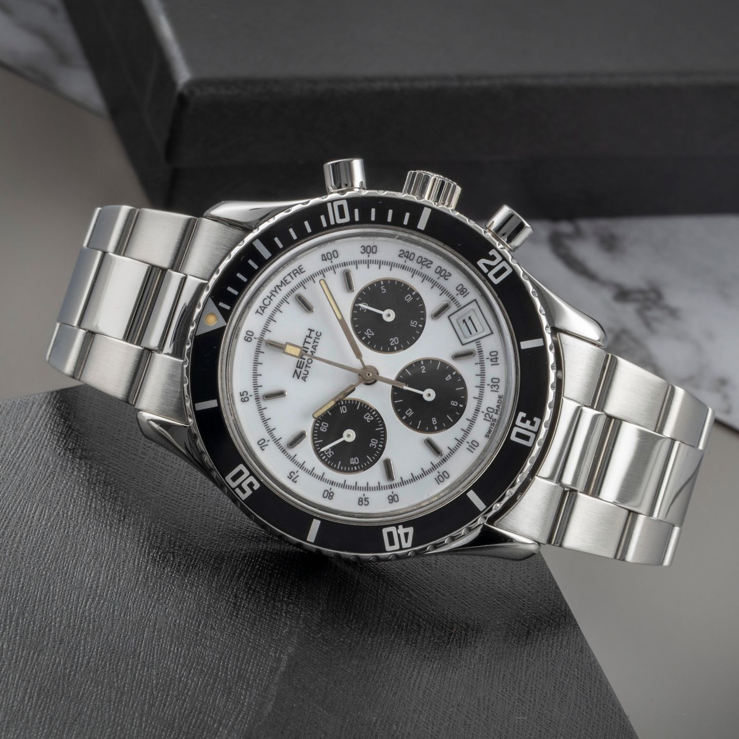 Zenith El Primero 01.0040.400 (1995) - 40 mm Steel case (2/8)
