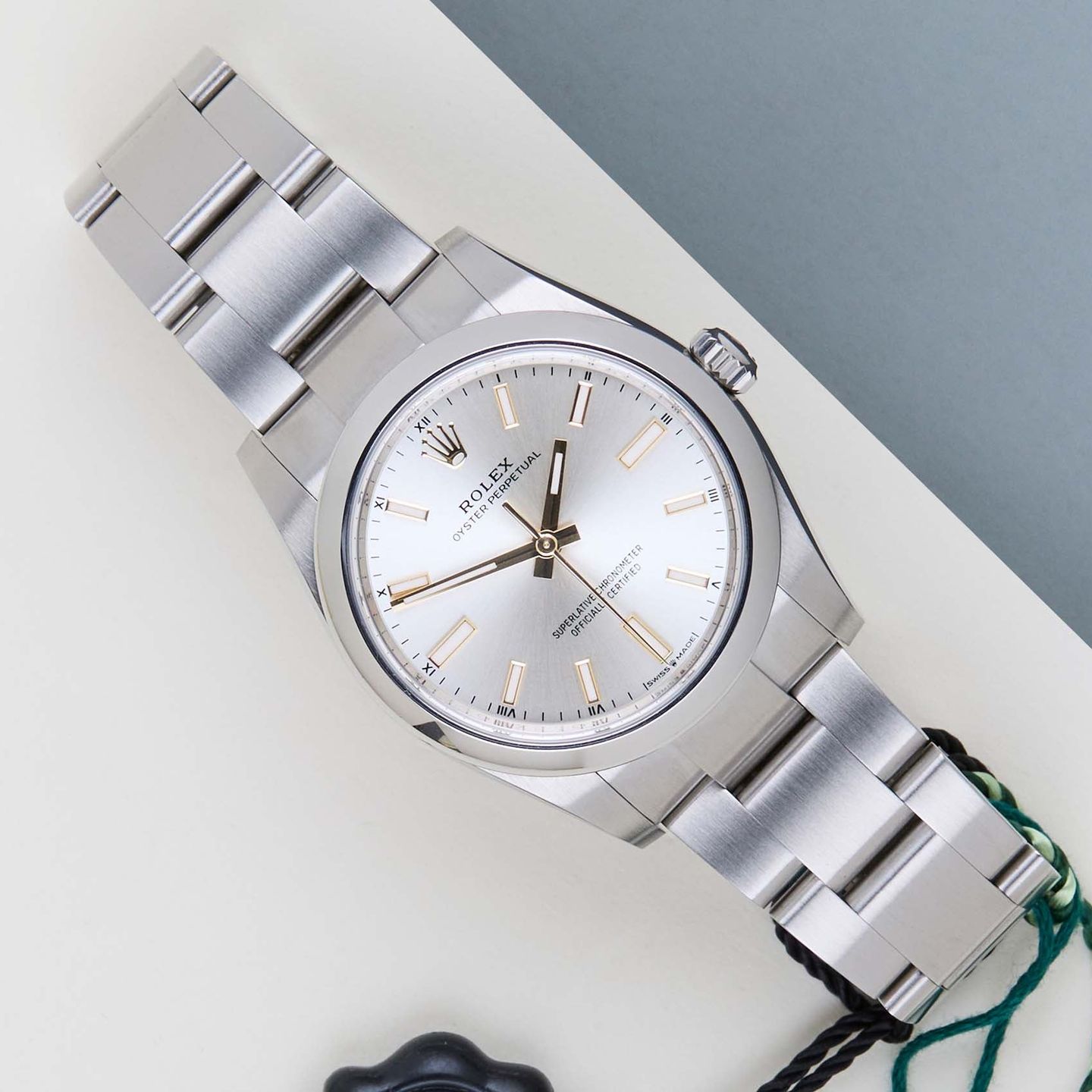 Rolex Oyster Perpetual 34 124200 (2021) - 34mm Staal (1/8)