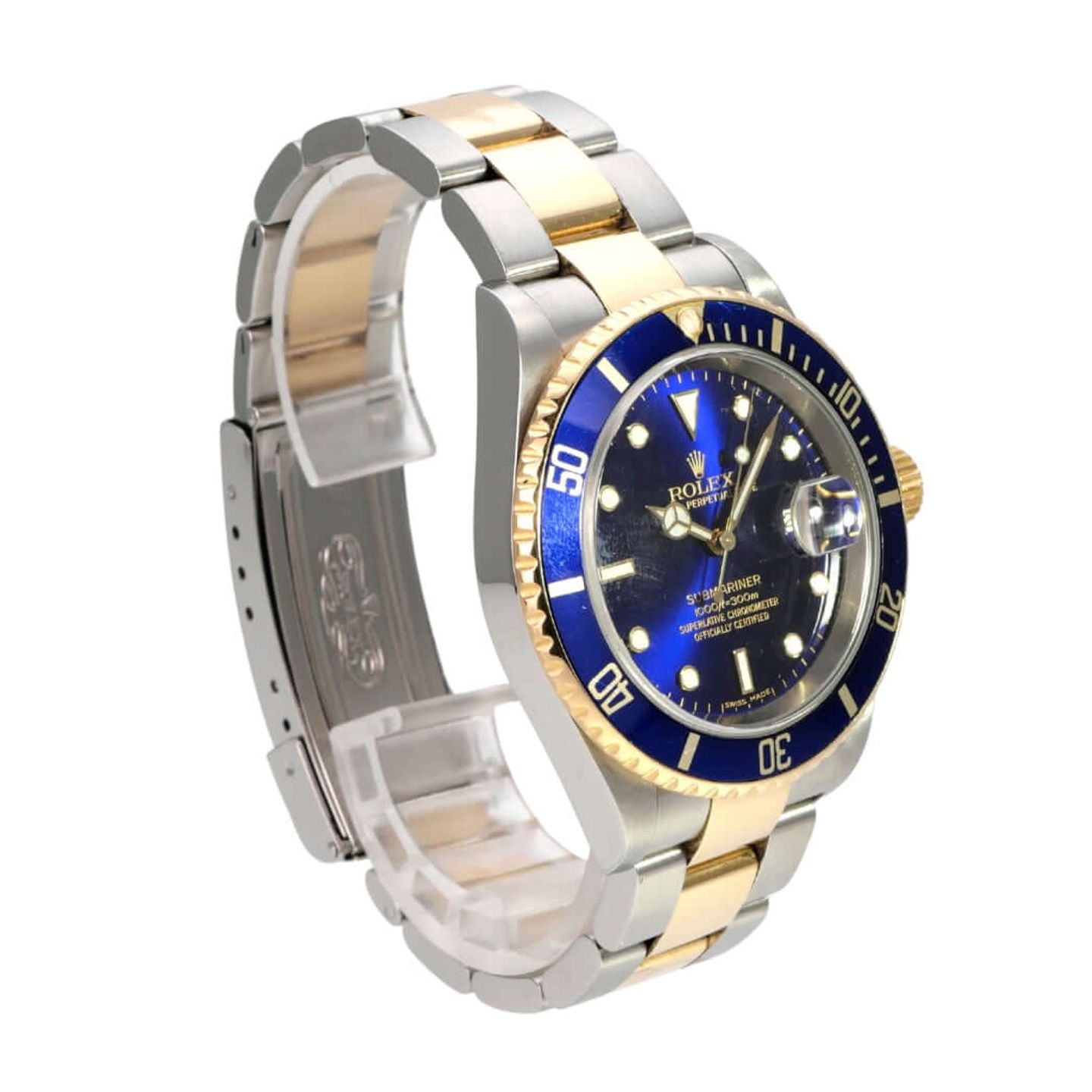 Rolex Submariner Date 16613 (2007) - 40mm Goud/Staal (4/8)