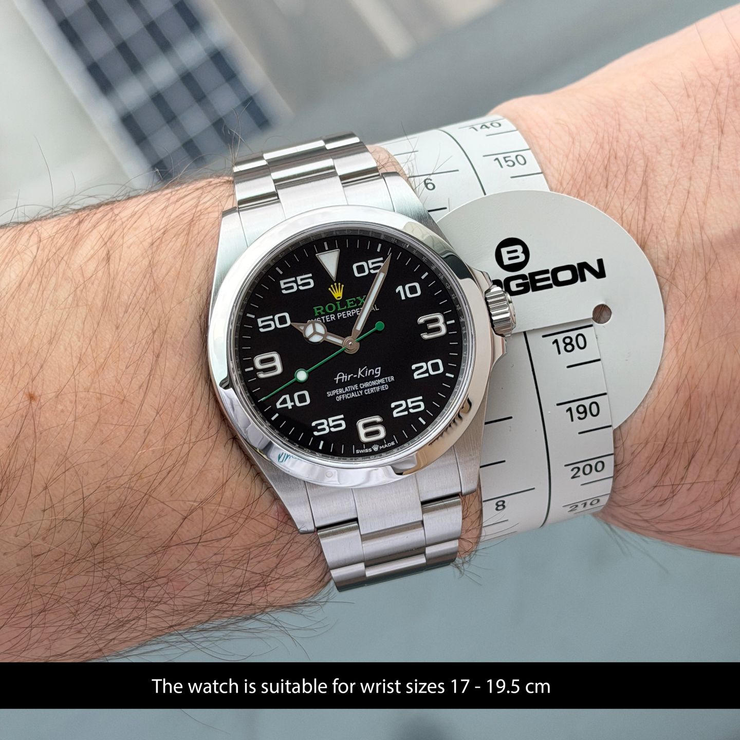 Rolex Air-King 126900 (2024) - Black dial 40 mm Steel case (2/8)