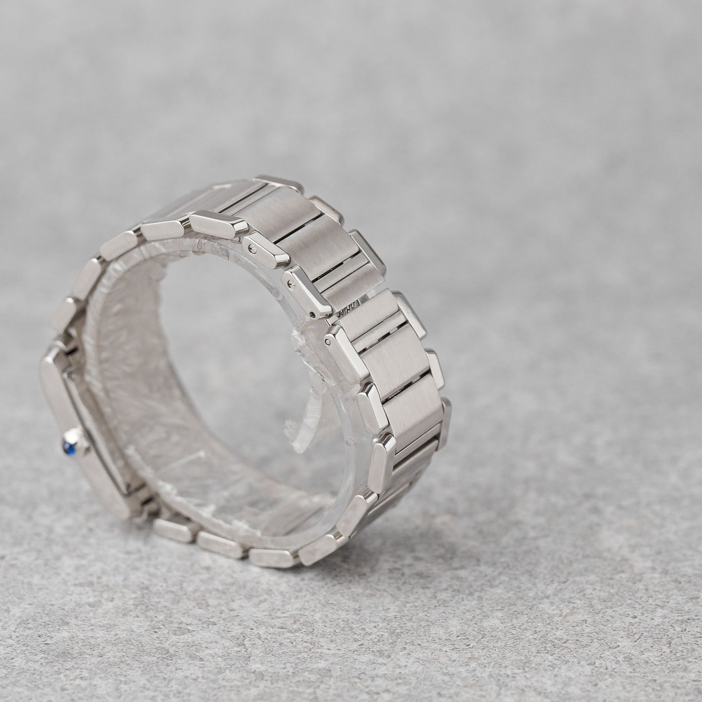 Cartier Tank Française WSTA0005 (Onbekend (willekeurig serienummer)) - Zilver wijzerplaat 30mm Staal (7/8)