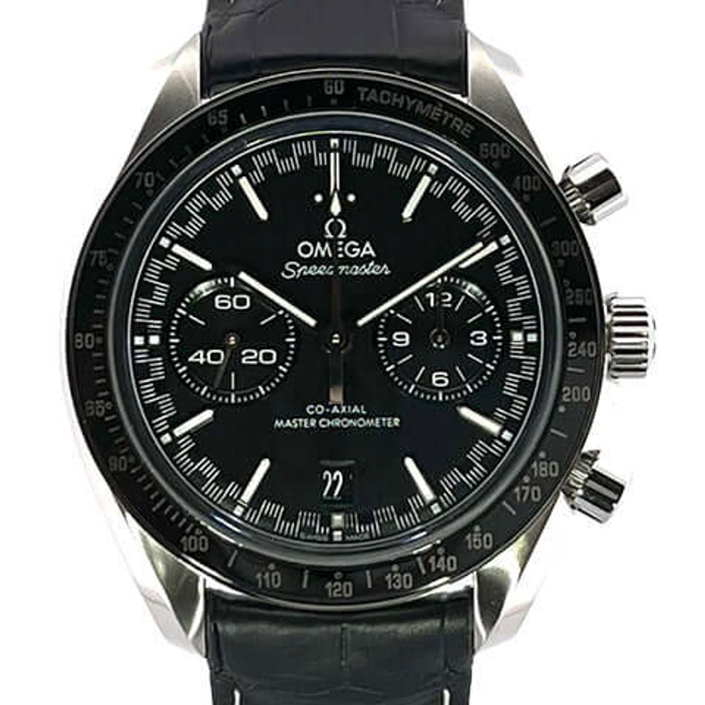 Omega Speedmaster Racing 329.33.44.51.01.001 (2023) - Black dial 44 mm Steel case (1/8)