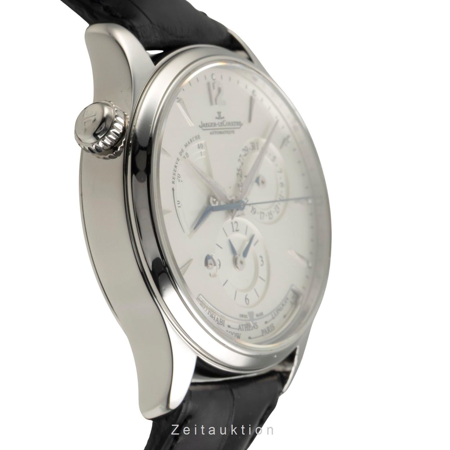 Jaeger-LeCoultre Master Geographic Q1428421 (Unknown (random serial)) - Silver dial 39 mm Steel case (6/8)