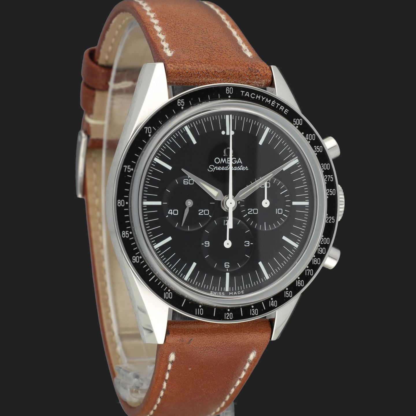 Omega Speedmaster Professional Moonwatch 311.32.40.30.01.001 (2016) - Black dial 40 mm Steel case (4/8)