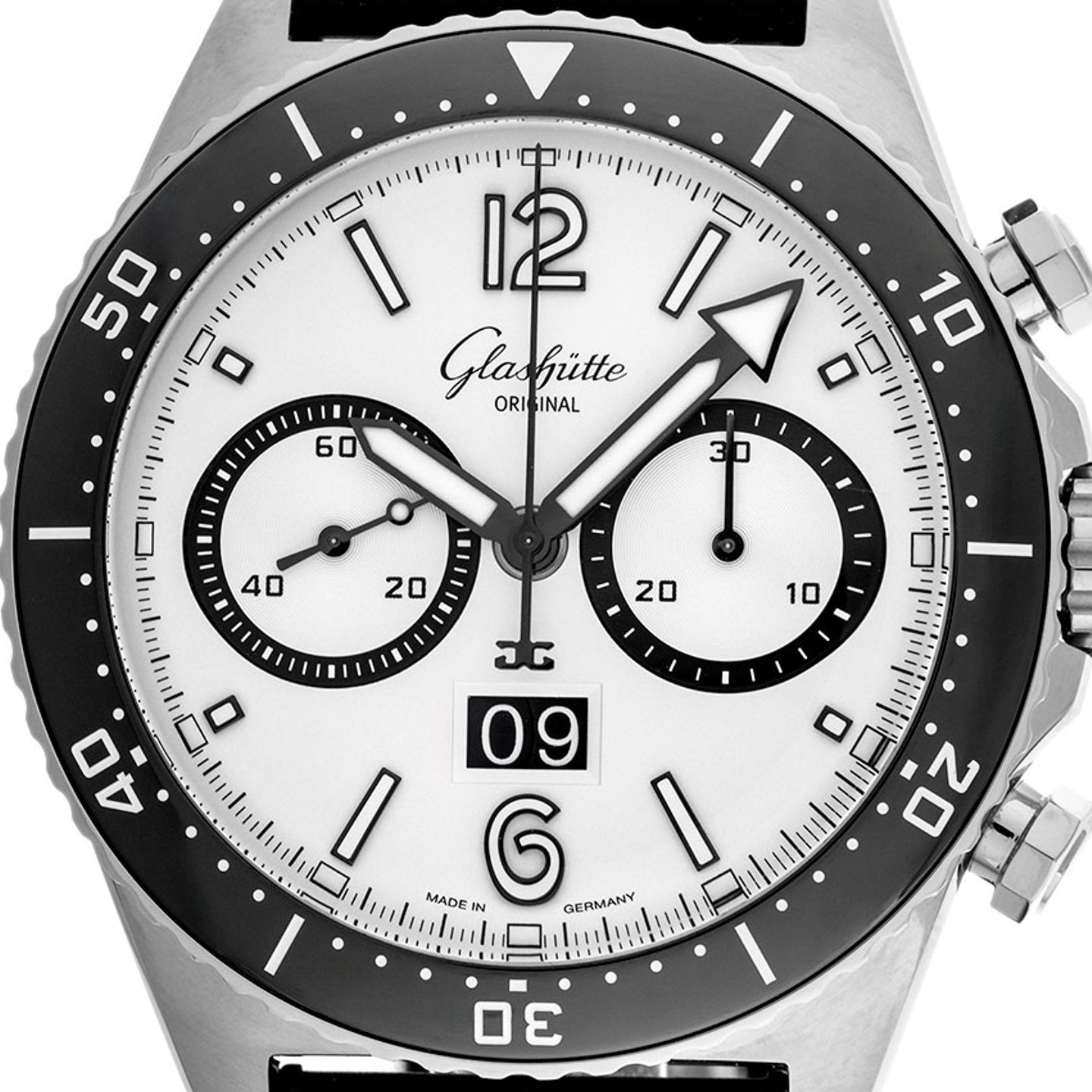 Glashütte Original SeaQ Chronograph 1-37-23-03-80-33 (2026) - Silver dial 43 mm Steel case (1/7)
