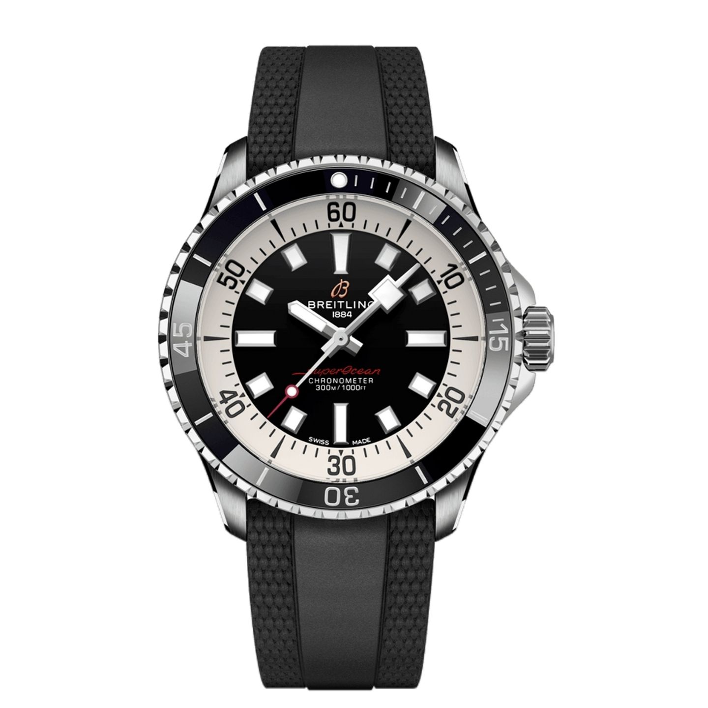 Breitling Superocean 42 A17375211B1S1 (2023) - Zwart wijzerplaat 42mm Staal (1/1)