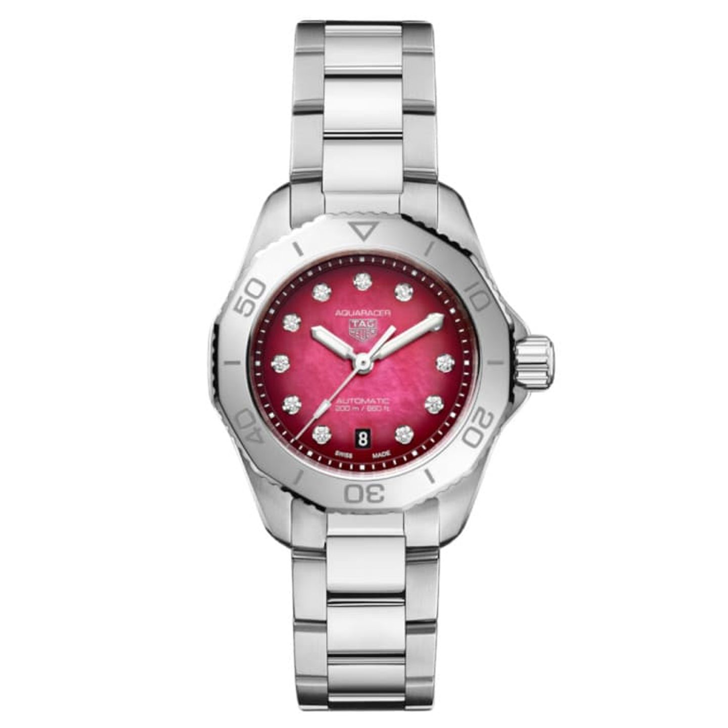 TAG Heuer Aquaracer WBP2414.BA0622 (2024) - Rood wijzerplaat Onbekend Staal (1/1)