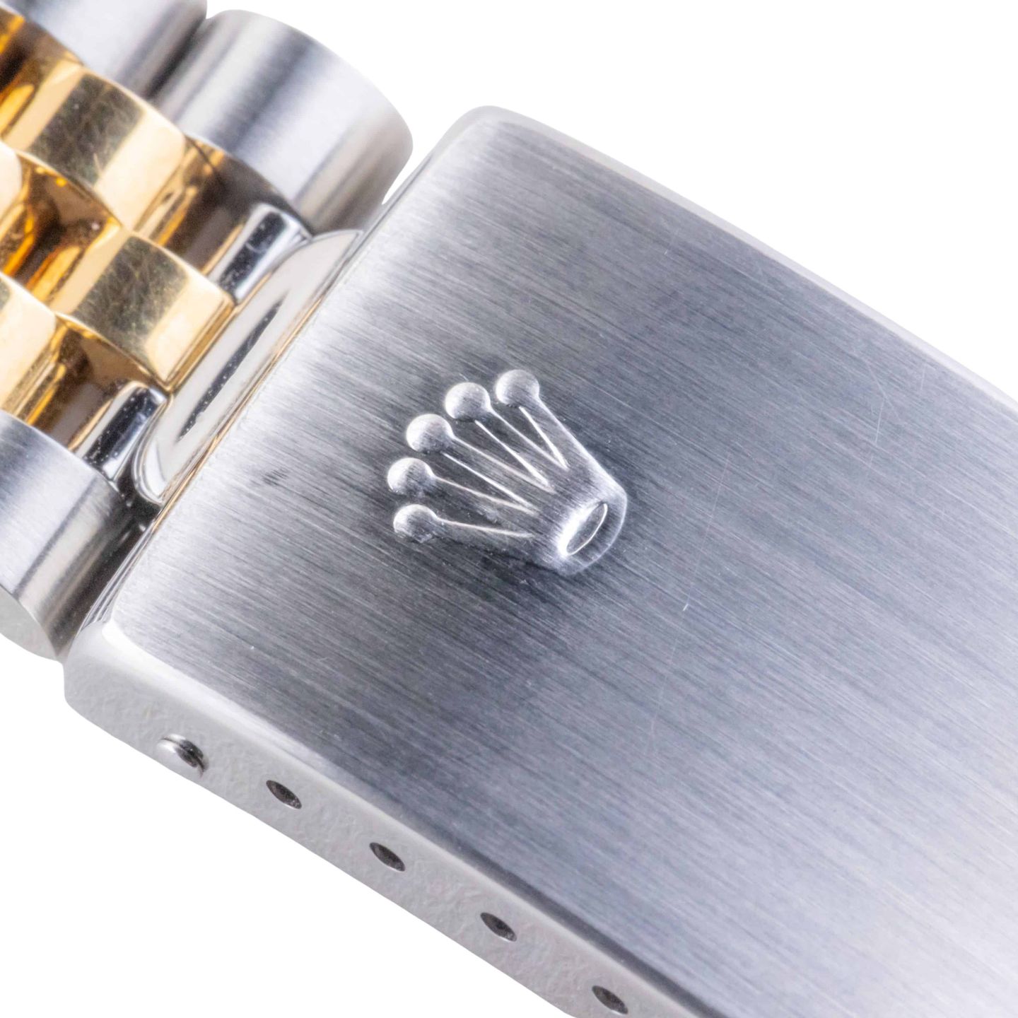 Rolex Datejust 36 16233 (1990) - Blue dial 36 mm Gold/Steel case (7/8)