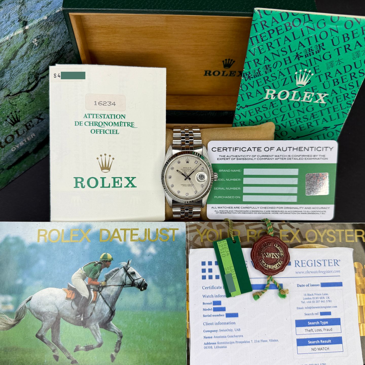 Rolex Datejust 36 16234 (1993) - 36 mm Steel case (3/8)