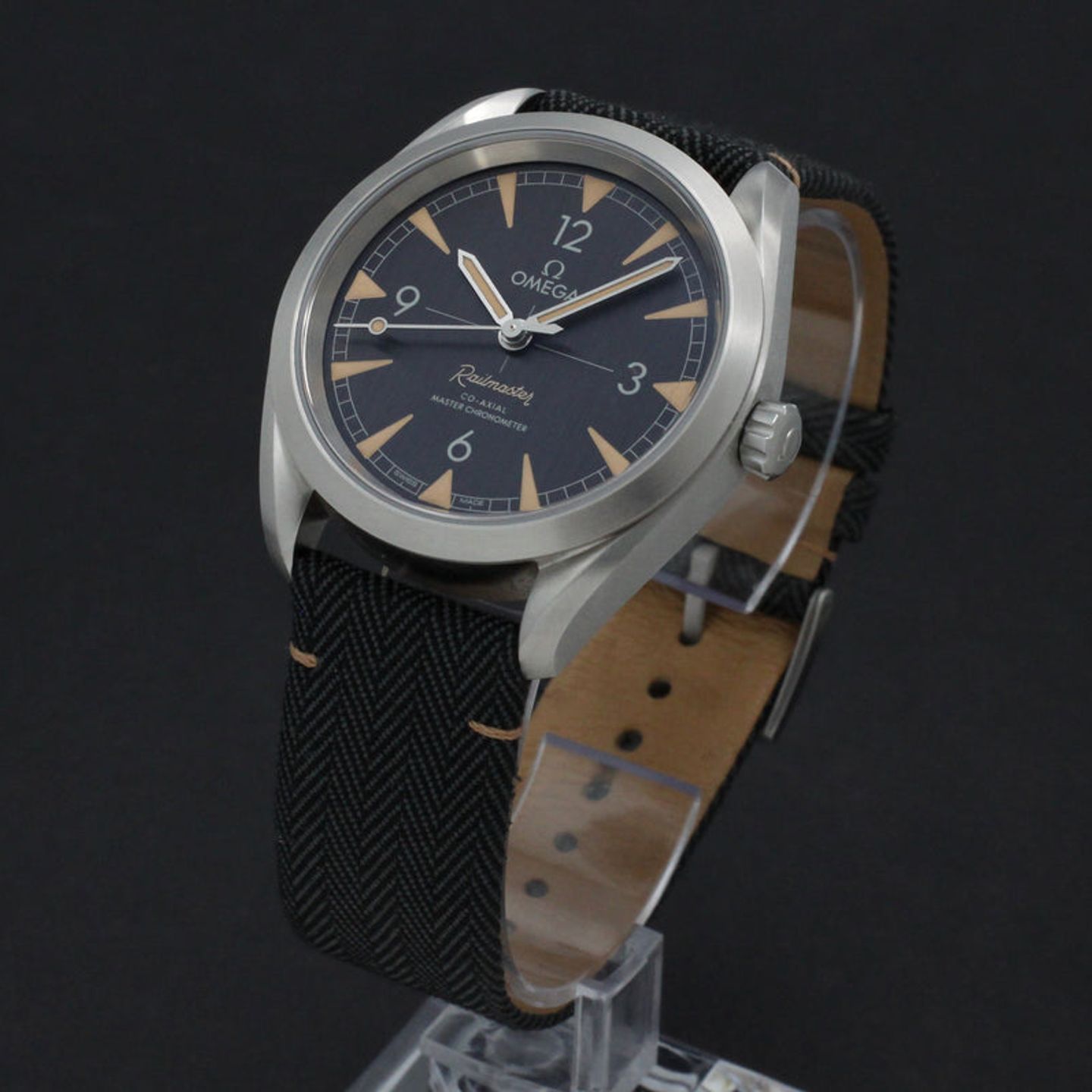 Omega Seamaster Railmaster 220.12.40.20.01.001 (2023) - Zwart wijzerplaat 40mm Staal (5/7)