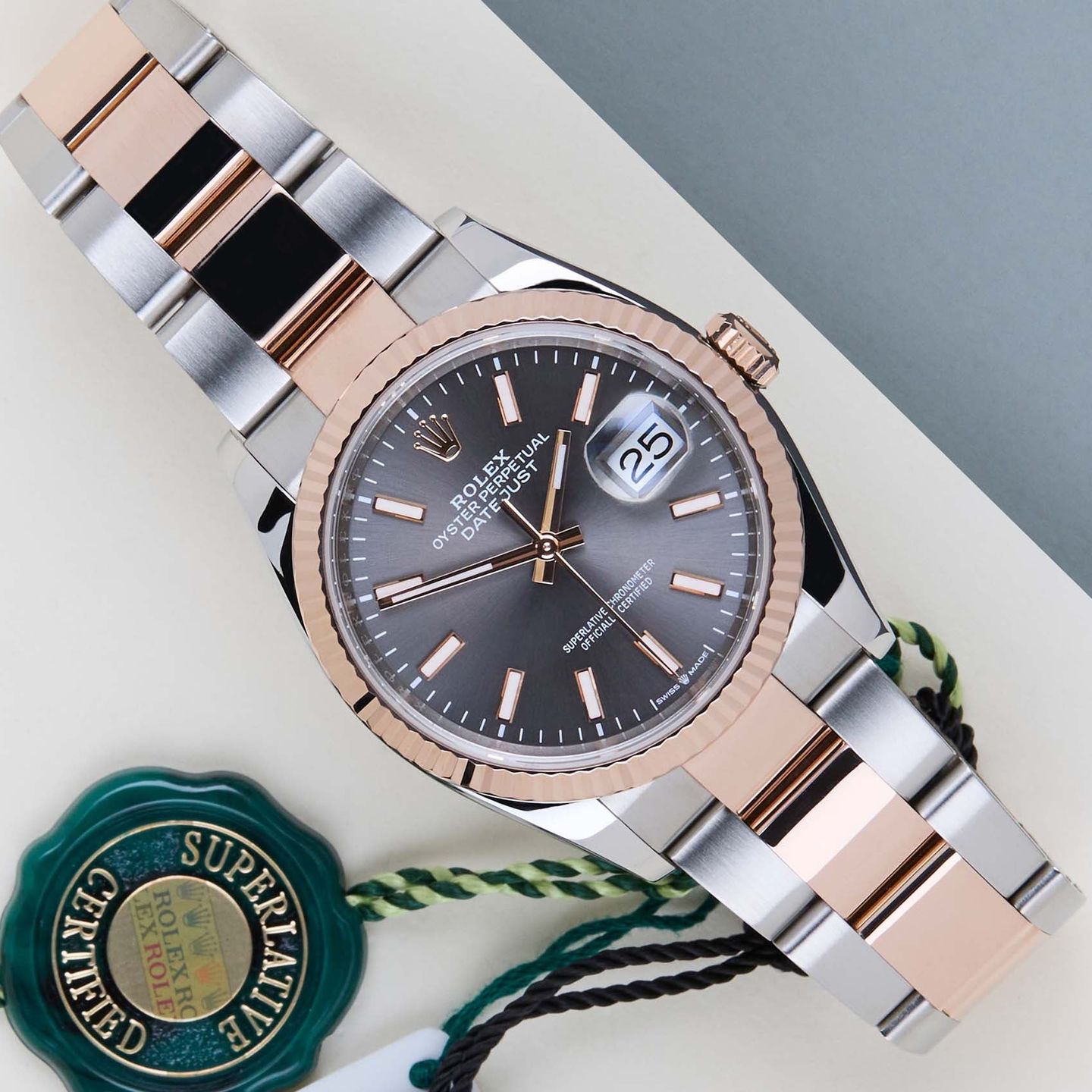 Rolex Datejust 36 126231 (2018) - 36mm Goud/Staal (1/8)