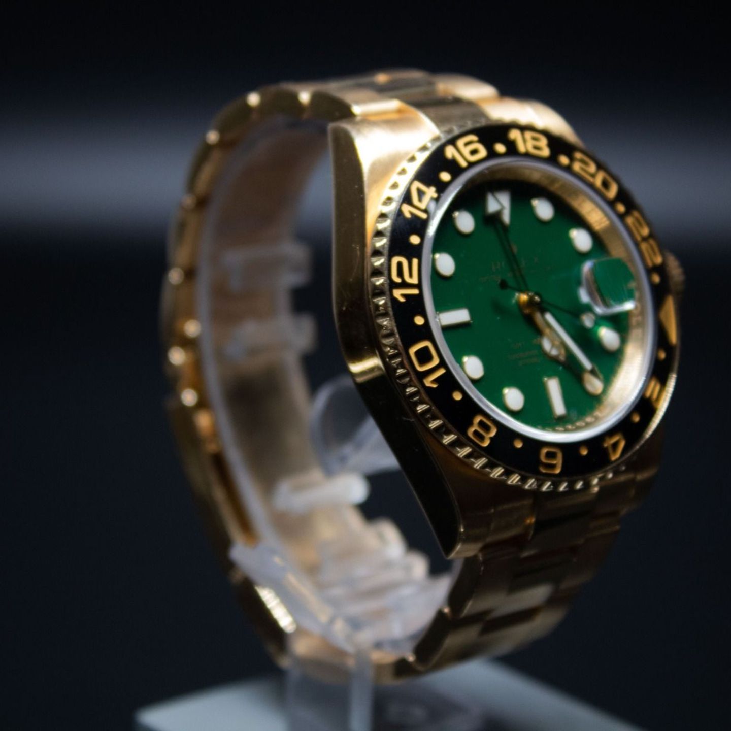 Rolex GMT-Master II 116718LN (2024) - Groen wijzerplaat 40mm Geelgoud (8/8)