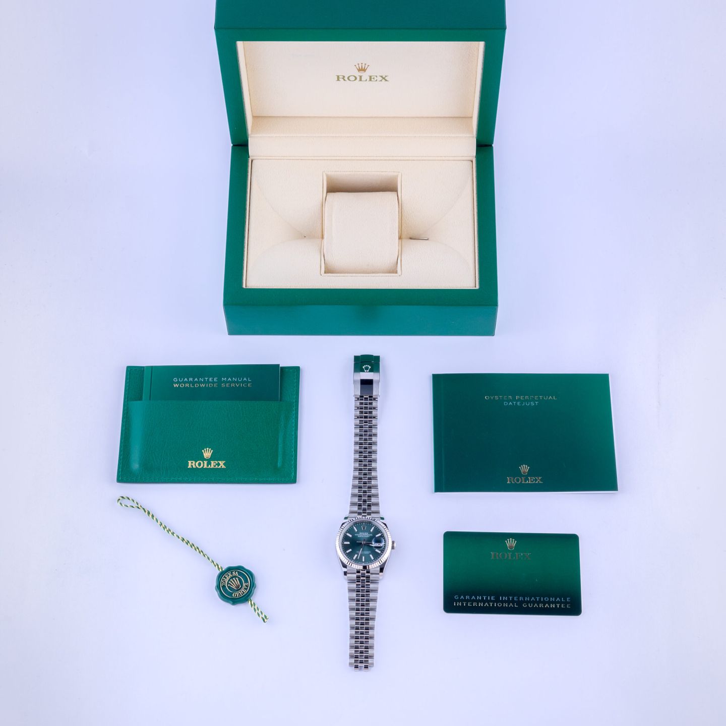 Rolex Datejust 36 126234 (2024) - Groen wijzerplaat 36mm Staal (8/8)