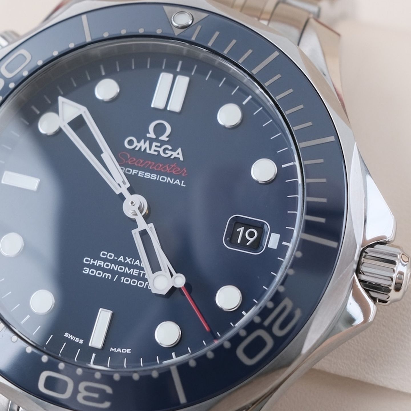 Omega Seamaster Diver 300 M 212.30.41.20.03.001 (2018) - Blauw wijzerplaat 41mm Staal (3/8)