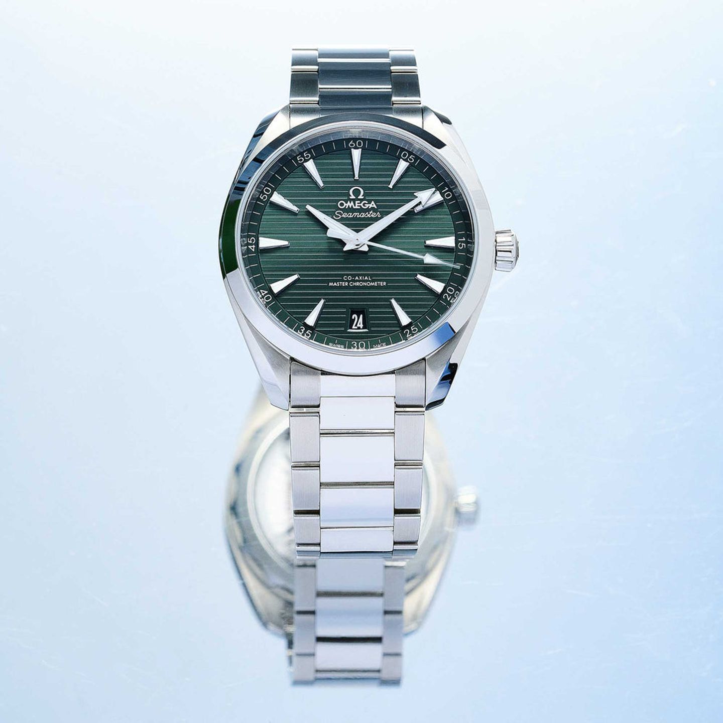 Omega Seamaster Aqua Terra 220.10.41.21.10.001 (2021) - Green dial 41 mm Steel case (2/8)