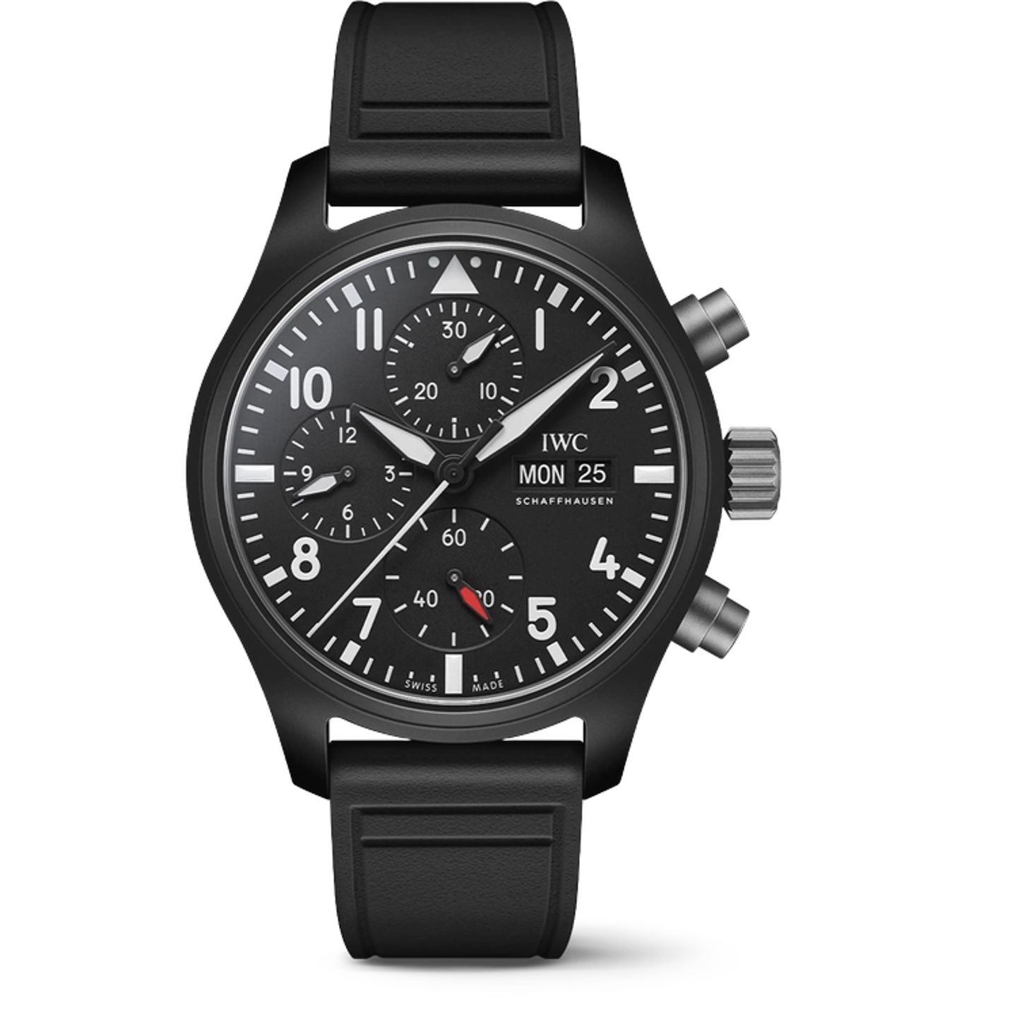 IWC Pilot Chronograph Top Gun IW389401 (2025) - Zwart wijzerplaat 42mm Keramiek (1/1)