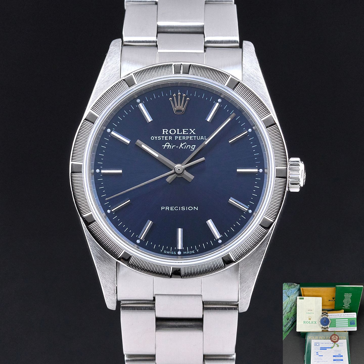 Rolex Air-King 14010M (2000) - 34 mm Steel case (1/8)