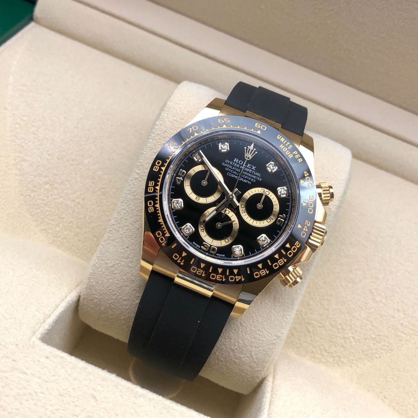 Rolex Daytona 116518LN (2023) - Zwart wijzerplaat 40mm Geelgoud (3/8)