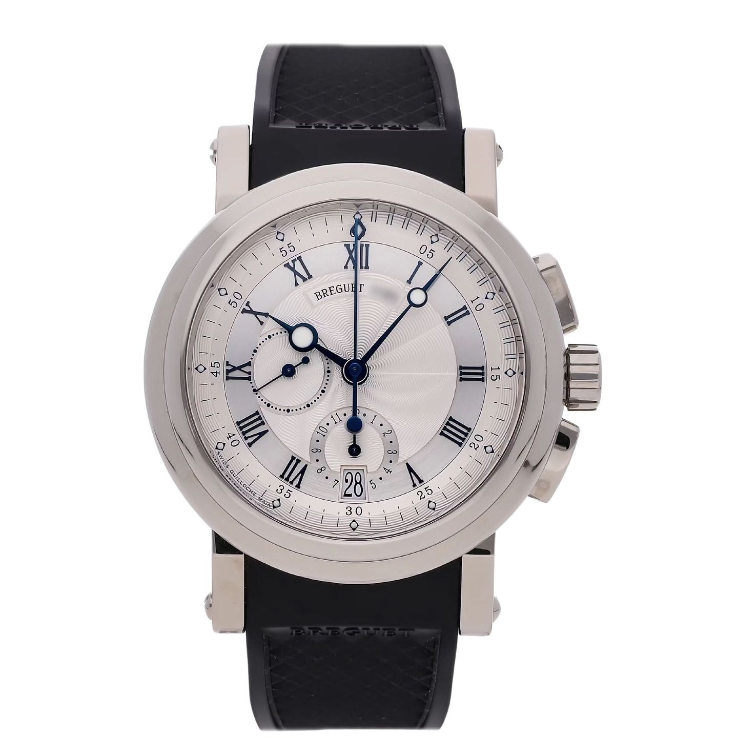 Breguet Marine 5827BB/12/5ZU (Unknown (random serial)) - Silver dial 42 mm White Gold case (1/1)