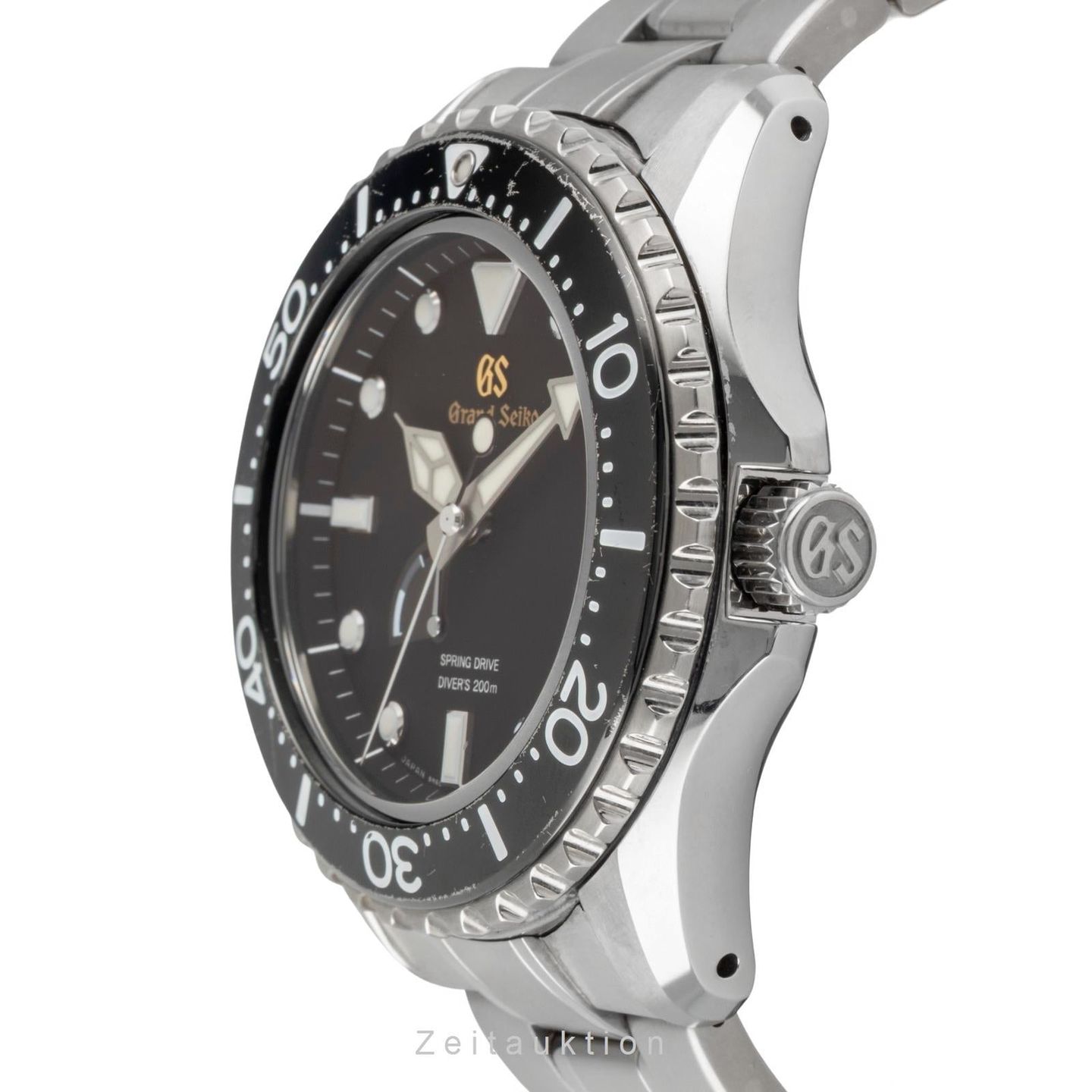 Grand Seiko Sport Collection SBGA231 (Unknown (random serial)) - Black dial 45 mm Titanium case (5/8)