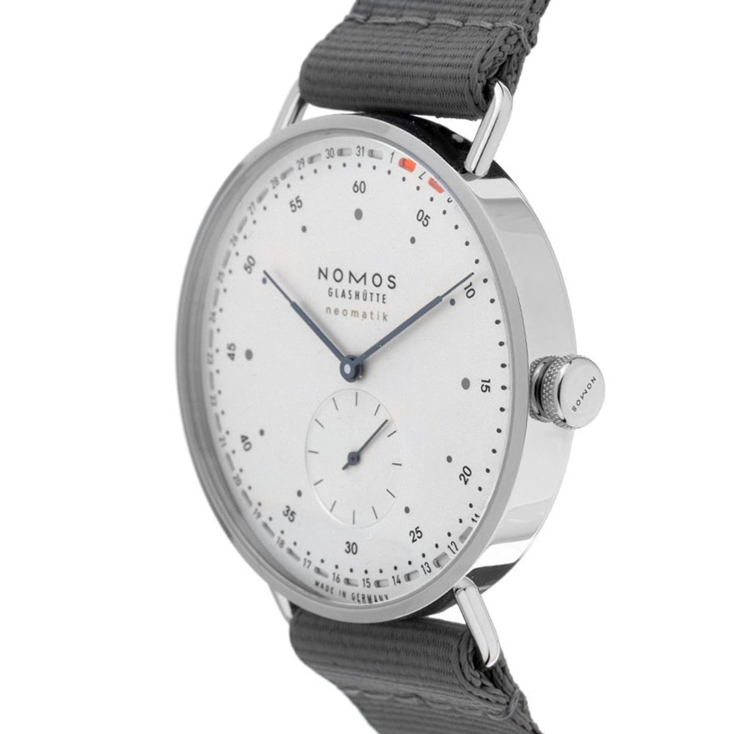 NOMOS Metro Neomatik 1165 (2025) - Wit wijzerplaat 41mm Staal (4/7)