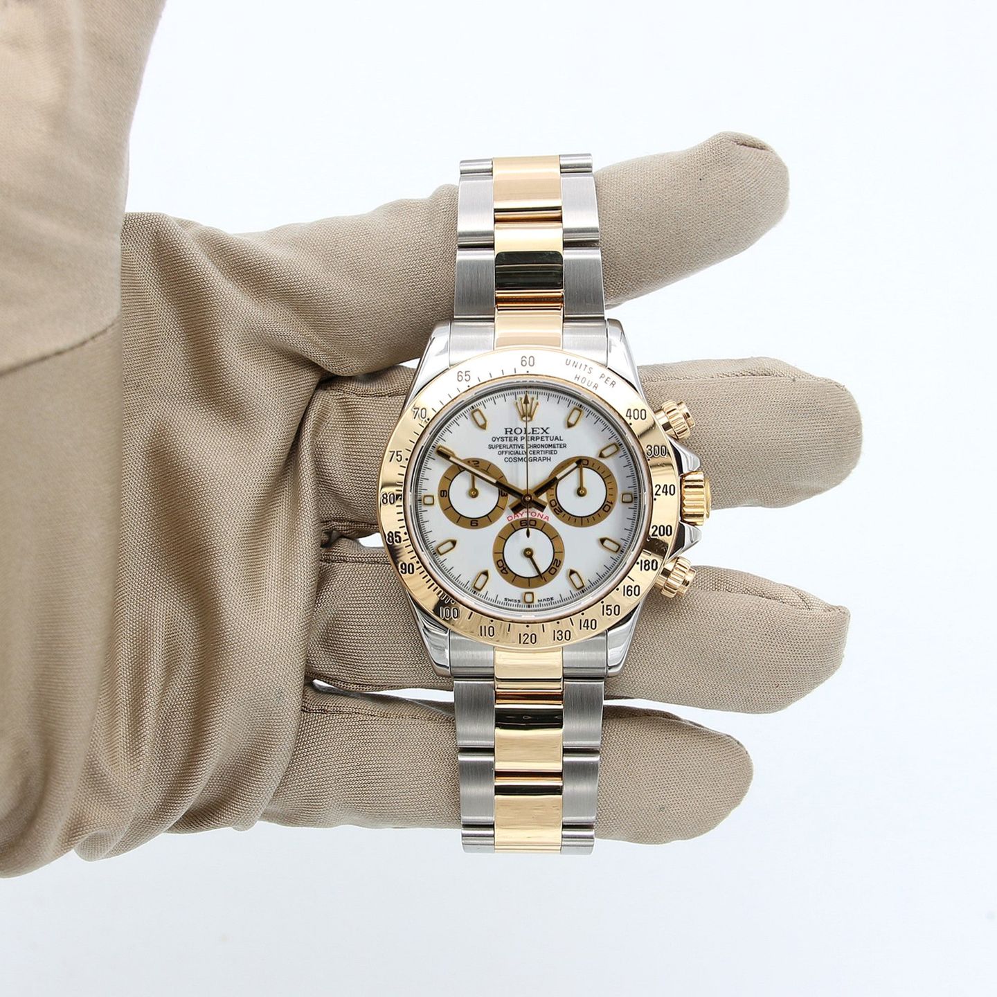 Rolex Daytona 116523 (Onbekend (willekeurig serienummer)) - 40mm Goud/Staal (3/6)