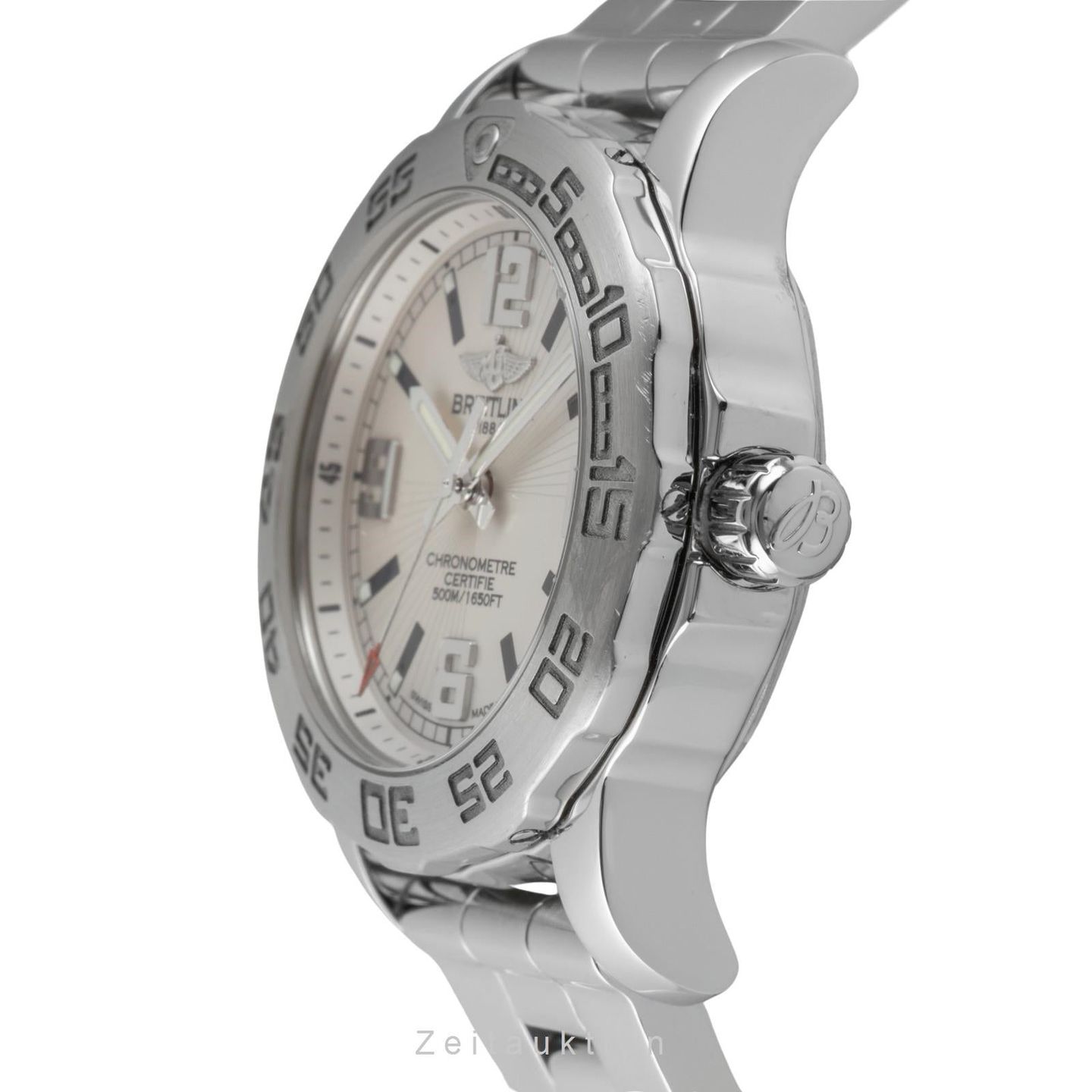 Breitling Colt A7738711 (Unknown (random serial)) - Black dial 33 mm Steel case (5/8)