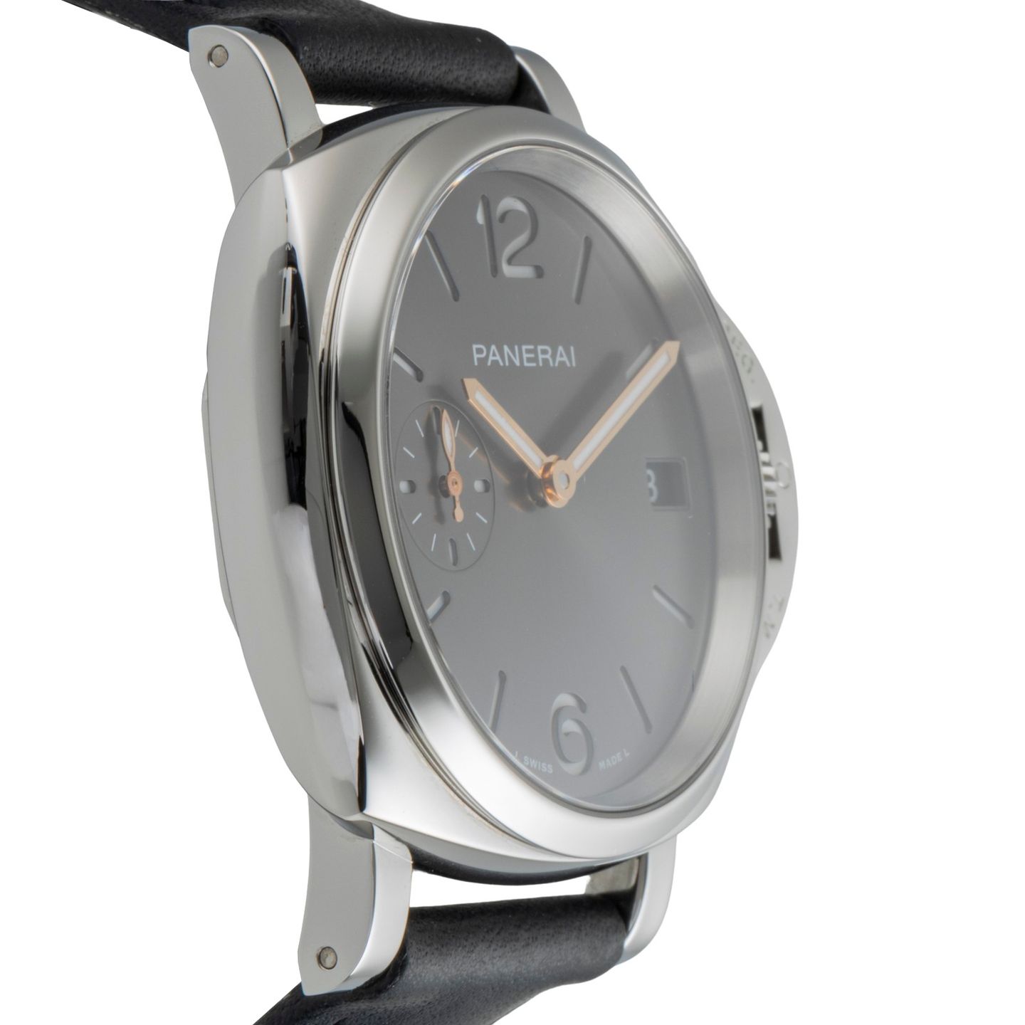 Panerai Luminor Due PAM01247 (Unknown (random serial)) - Grey dial 38 mm Steel case (7/8)