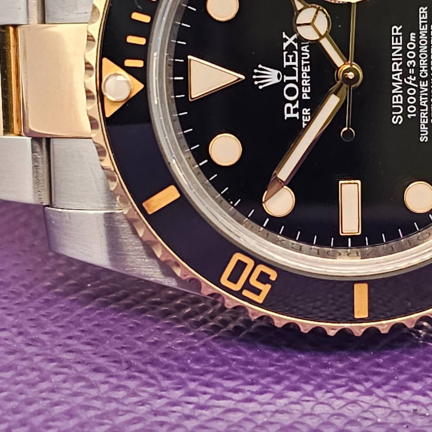 Rolex Submariner Date 116613LN (2013) - Zwart wijzerplaat 40mm Goud/Staal (1/5)