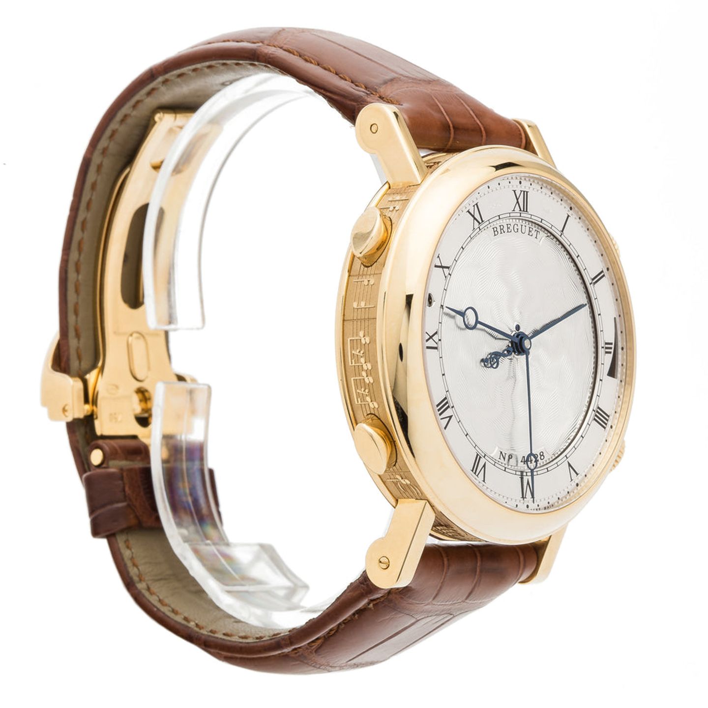 Breguet Classique 7800BA/11/9YV (Unknown (random serial)) - Silver dial 48 mm Yellow Gold case (4/6)