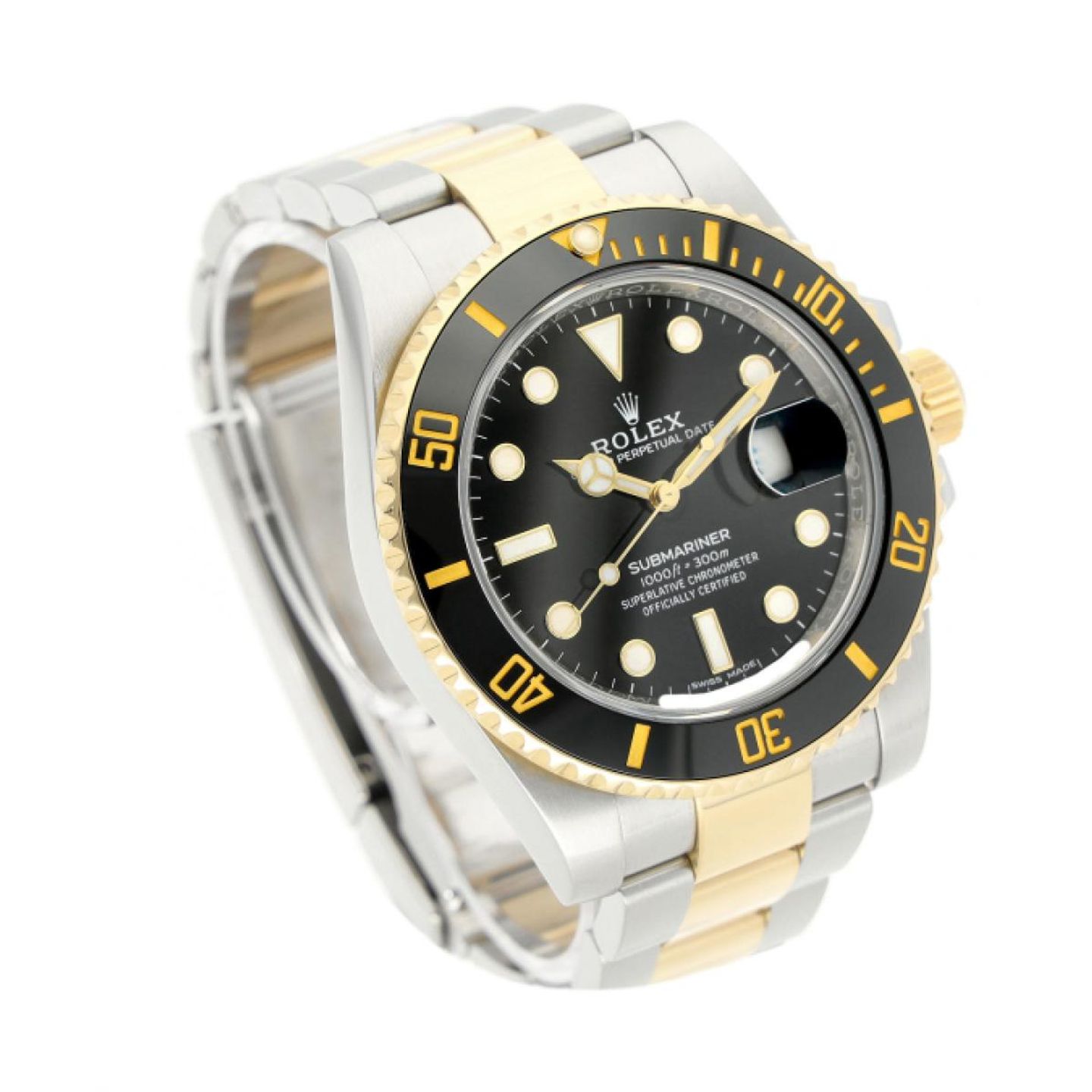 Rolex Submariner Date 116613LN (2020) - Black dial 40 mm Gold/Steel case (3/5)