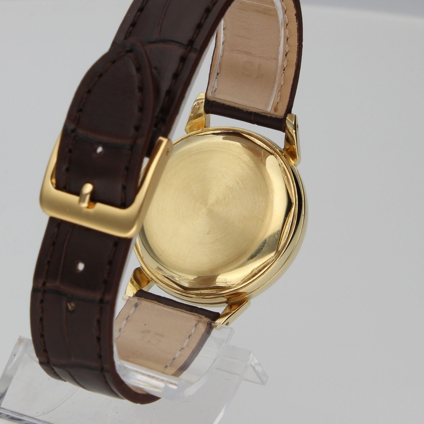 Movado Automatic 1161 (Unknown (random serial)) - Silver dial 30 mm Yellow Gold case (8/8)