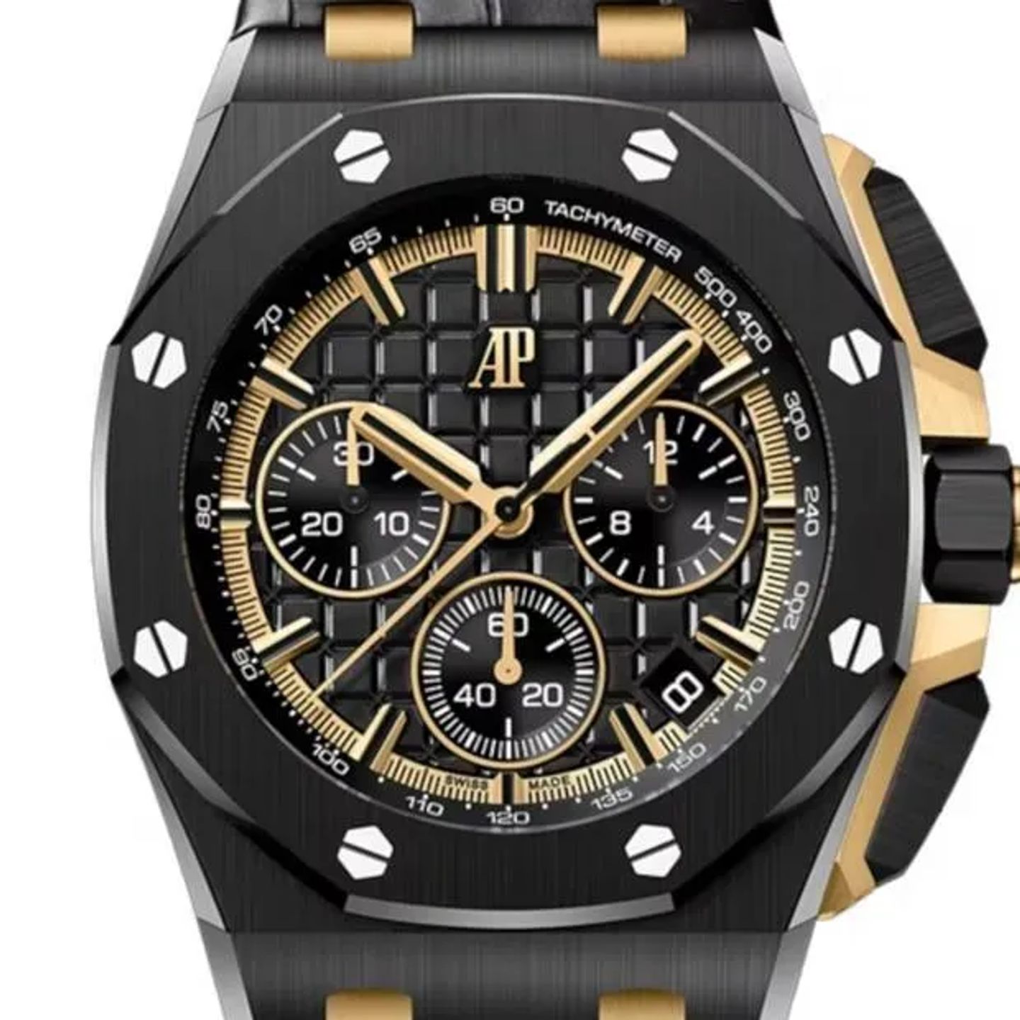 Audemars Piguet Royal Oak Offshore Chronograph 26420CE.OO.A127CR.01 (2024) - Zwart wijzerplaat 43mm Keramiek (2/6)
