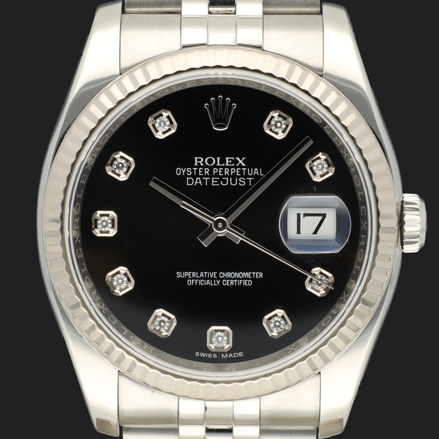 Rolex Datejust 36 116234 (2018) - Black dial 36 mm Steel case (2/8)