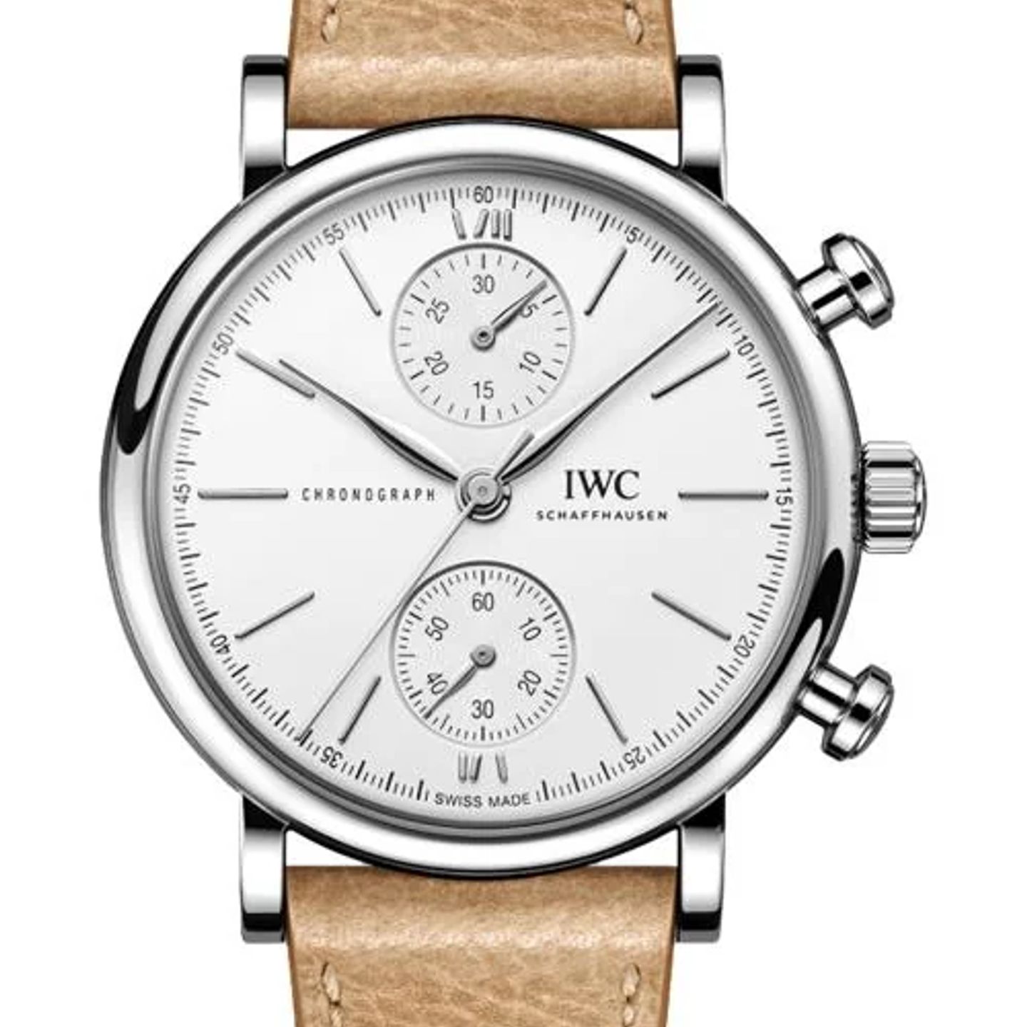 IWC Portofino Chronograph IW391502 (2026) - Silver dial 39 mm Steel case (1/1)