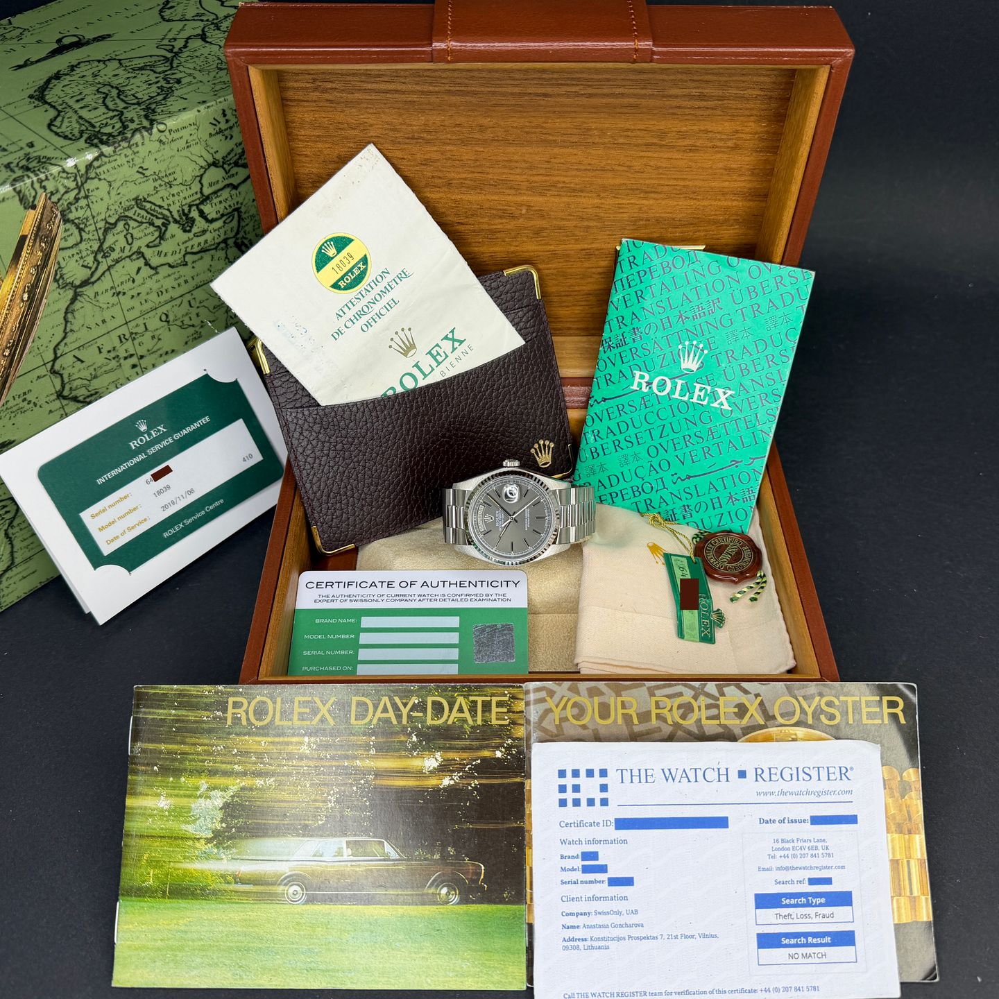 Rolex Day-Date 36 18039 (1979) - 36 mm White Gold case (3/8)