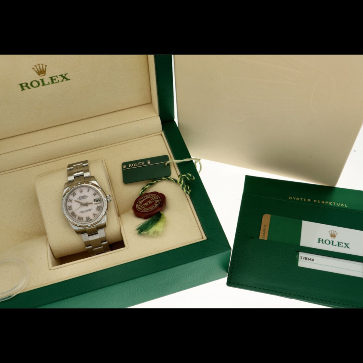 Rolex Datejust 31 178344 (2015) - Pearl dial 31 mm Steel case (6/6)