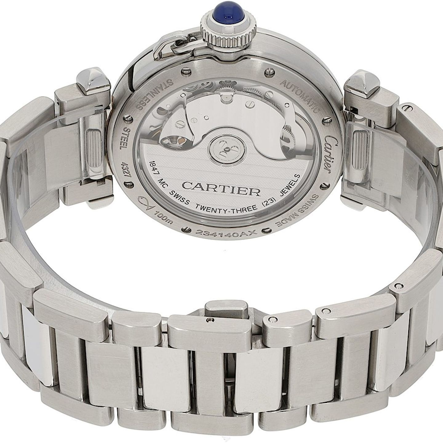 Cartier Pasha WSPA0013 (2021) - Silver dial 35 mm Steel case (5/5)
