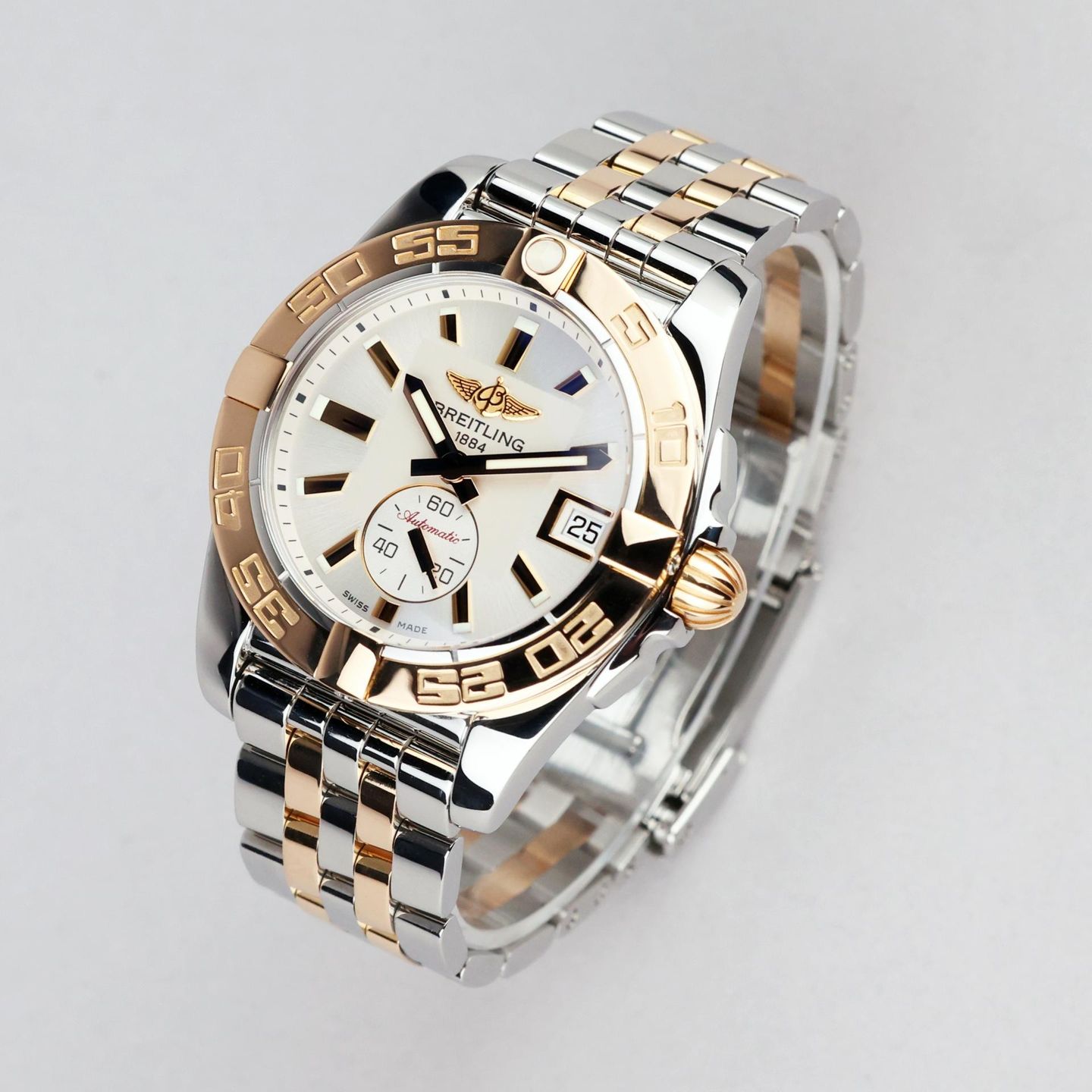 Breitling Galactic 36 C3733012/A724/112Z (2014) - White dial 36 mm Steel case (4/8)