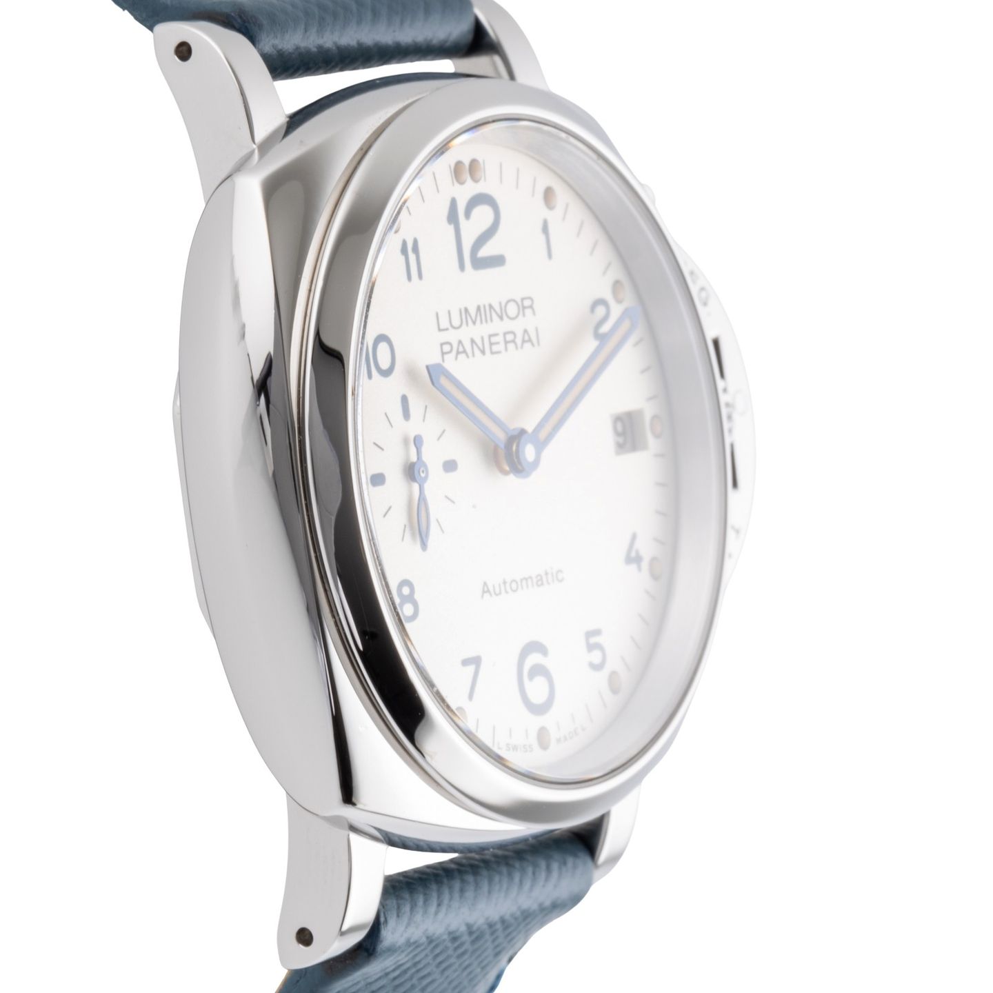 Panerai Luminor Due PAM00903 (Unknown (random serial)) - White dial 38 mm Steel case (7/8)