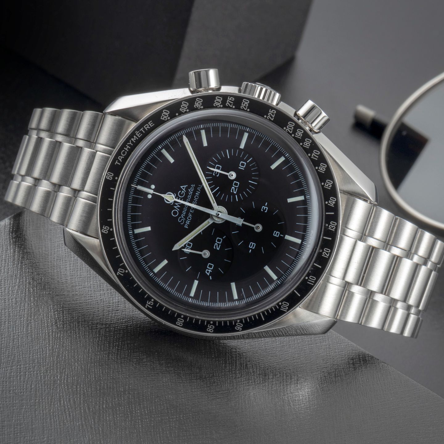 Omega Speedmaster Professional Moonwatch 3590.50.00 (Onbekend (willekeurig serienummer)) - Zwart wijzerplaat 42mm Staal (2/8)