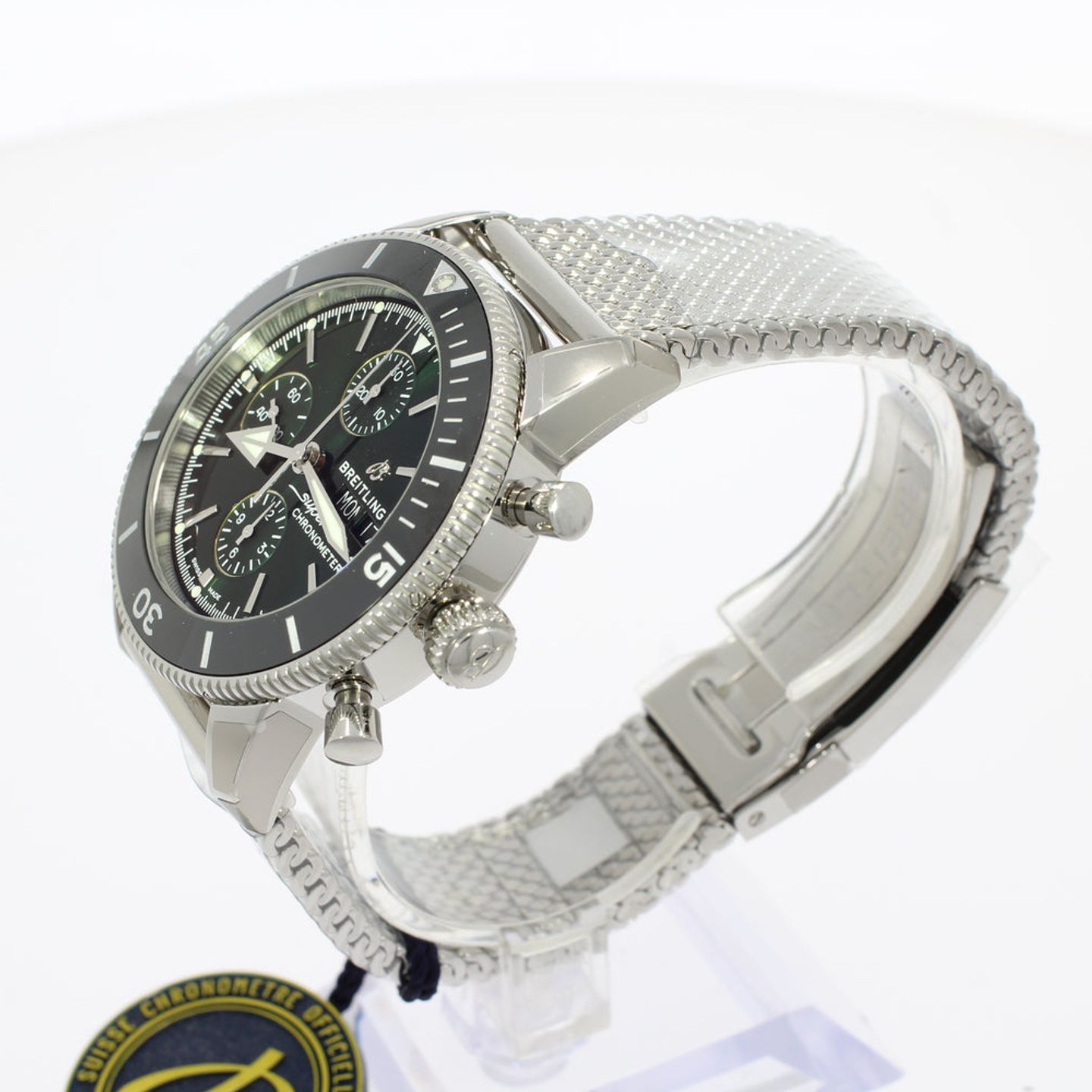 Breitling Superocean Heritage A13313121L1A1 (2024) - Groen wijzerplaat 44mm Staal (2/4)