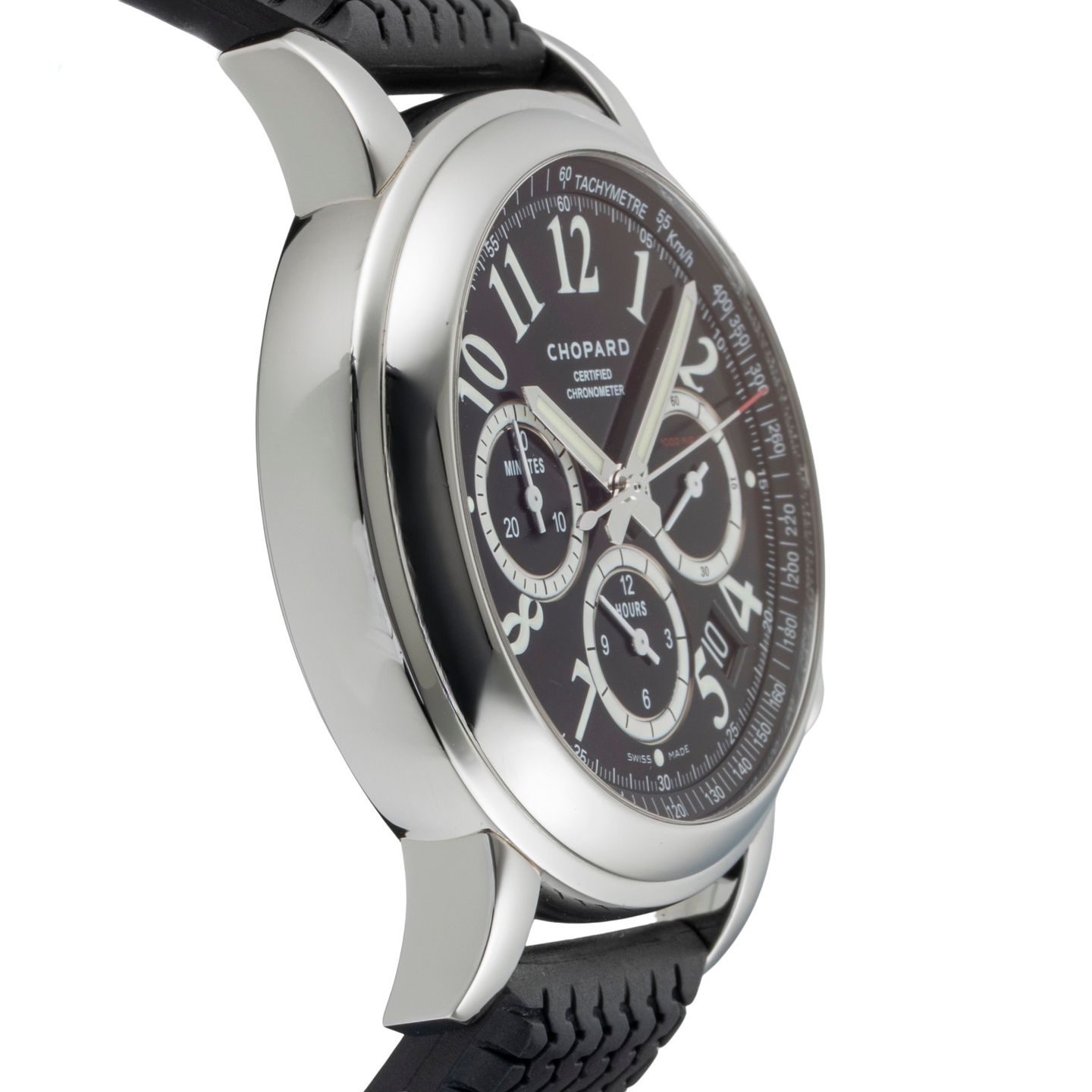 Chopard Mille Miglia 8511 (2009) - Grey dial 42 mm Steel case (7/8)