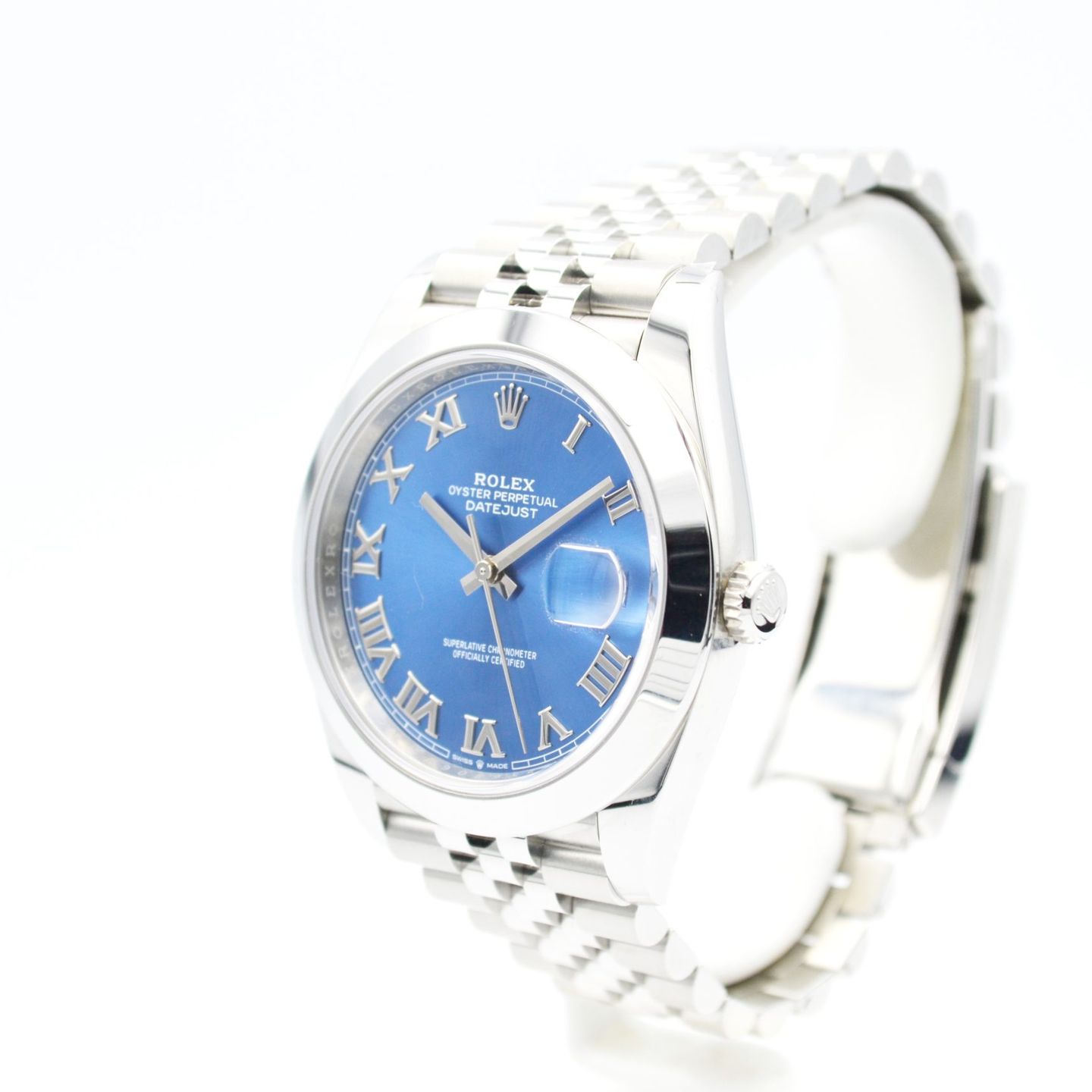 Rolex Datejust 41 126300 (2022) - Blue dial 41 mm Steel case (2/7)