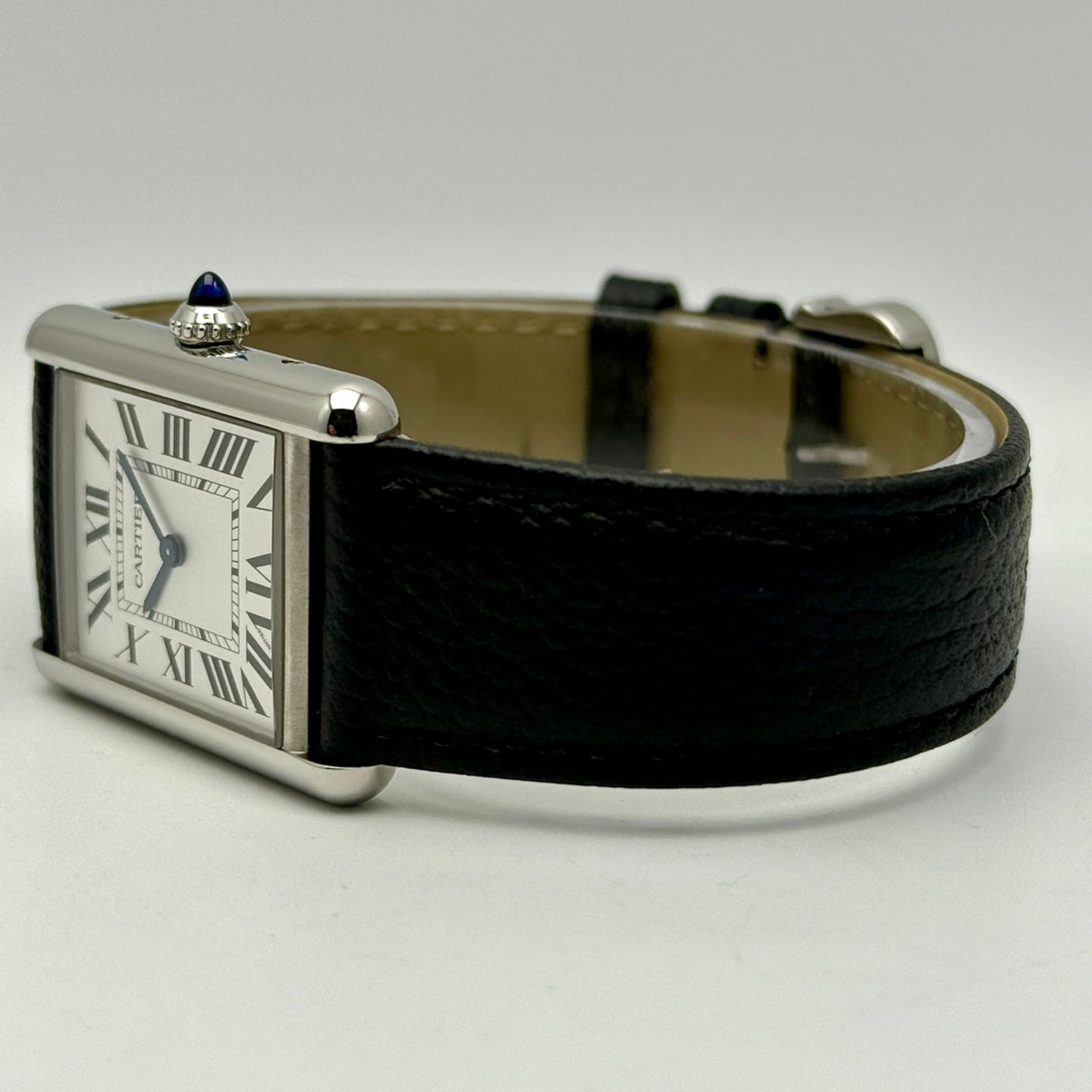 Cartier Tank WSTA0041 (2022) - White dial 34 mm Steel case (5/8)