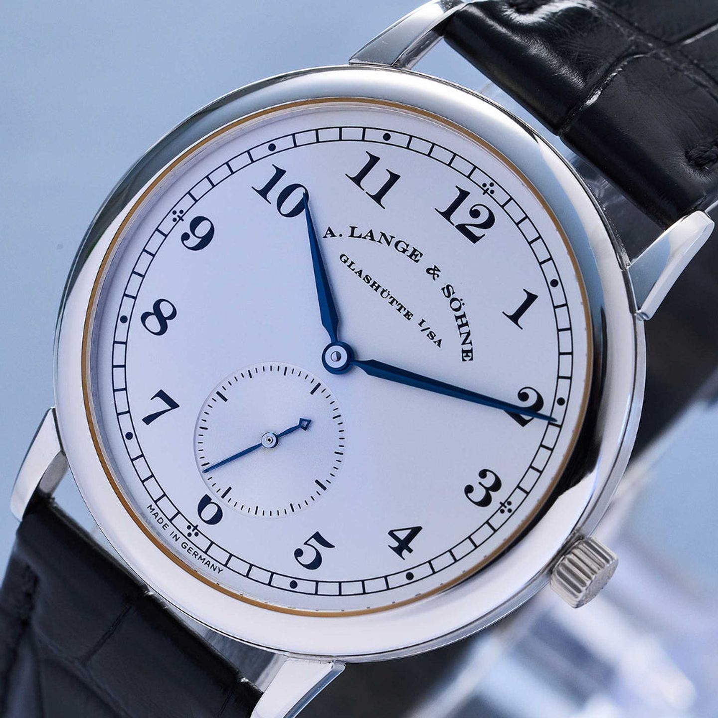 A. Lange & Söhne 1815 206.025 (Unknown (random serial)) - Silver dial 36 mm Platinum case (2/7)