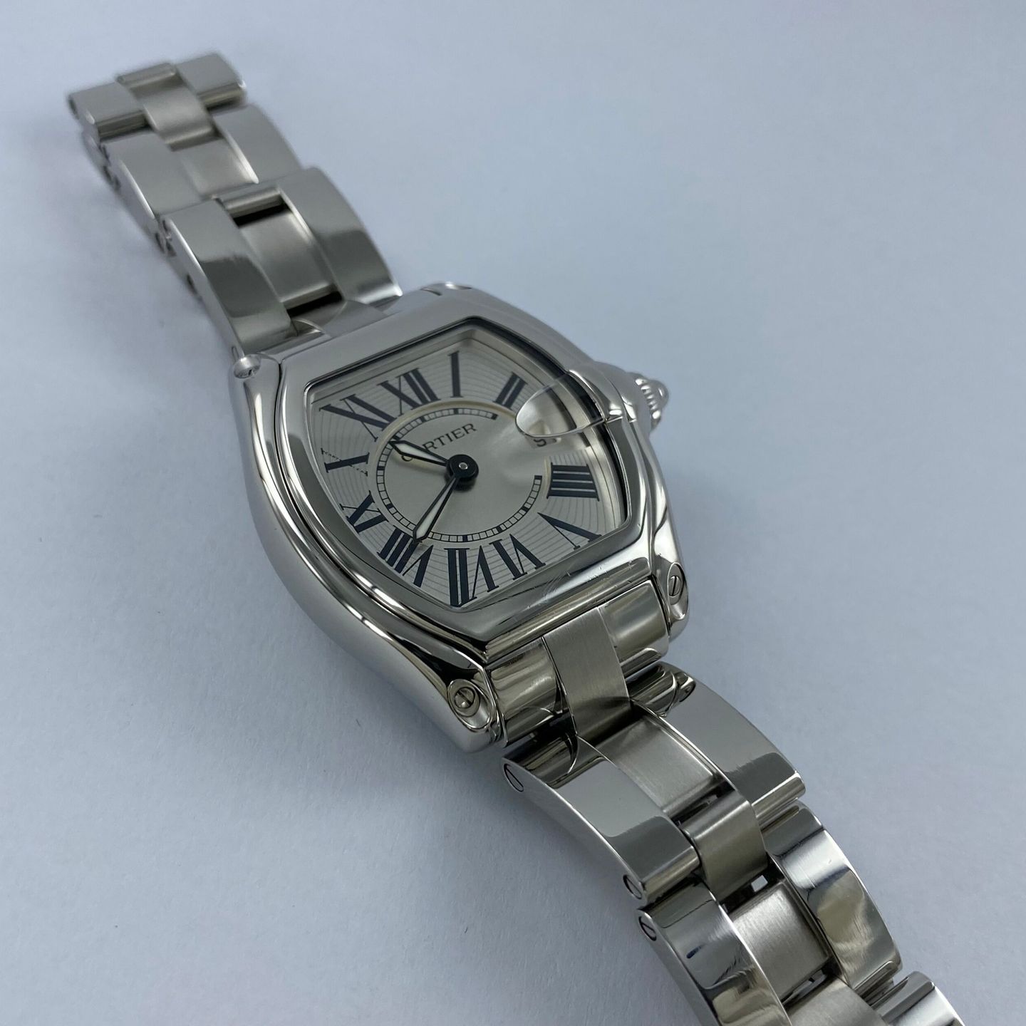 Cartier Roadster 2675 (2003) - Zilver wijzerplaat 31mm Staal (3/8)